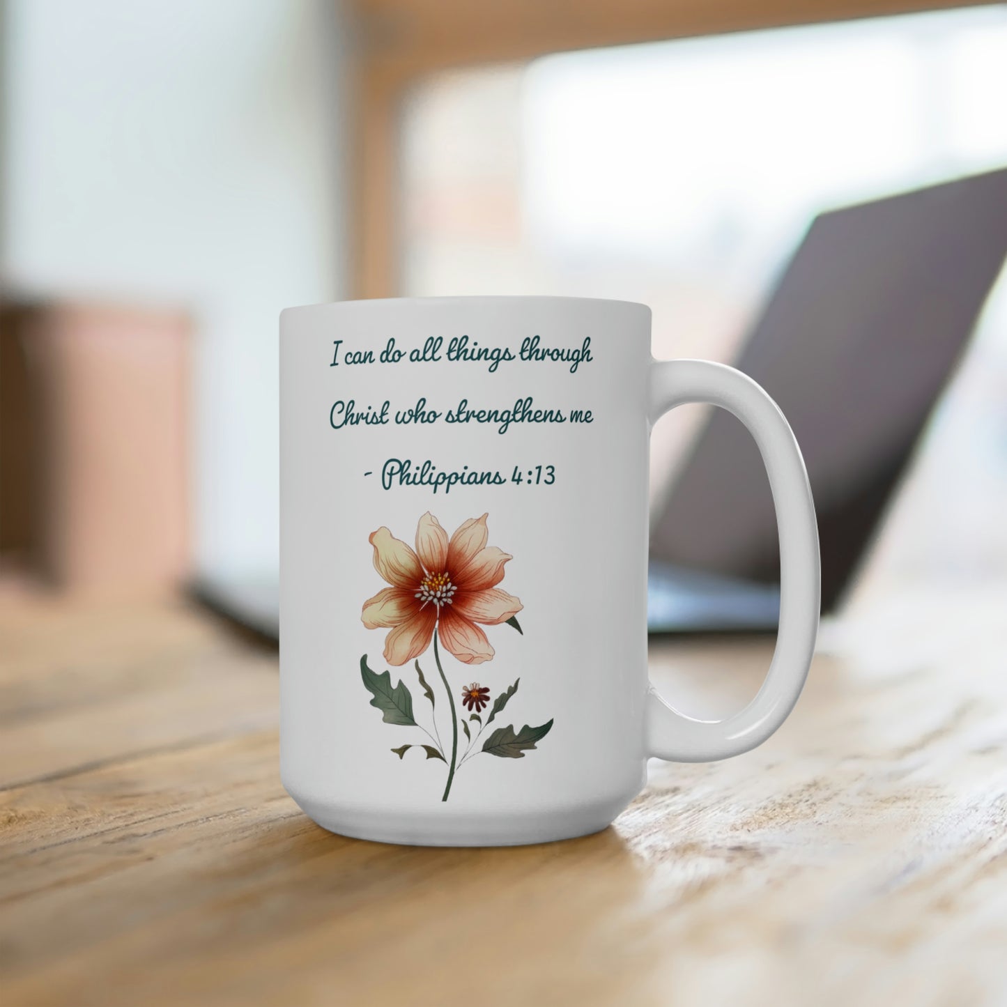 Philippians 4:13 Mug 15oz
