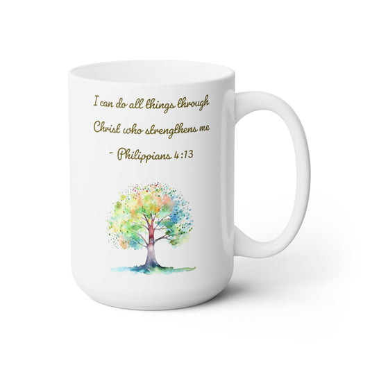 Philippians 4:13 Mug 15oz