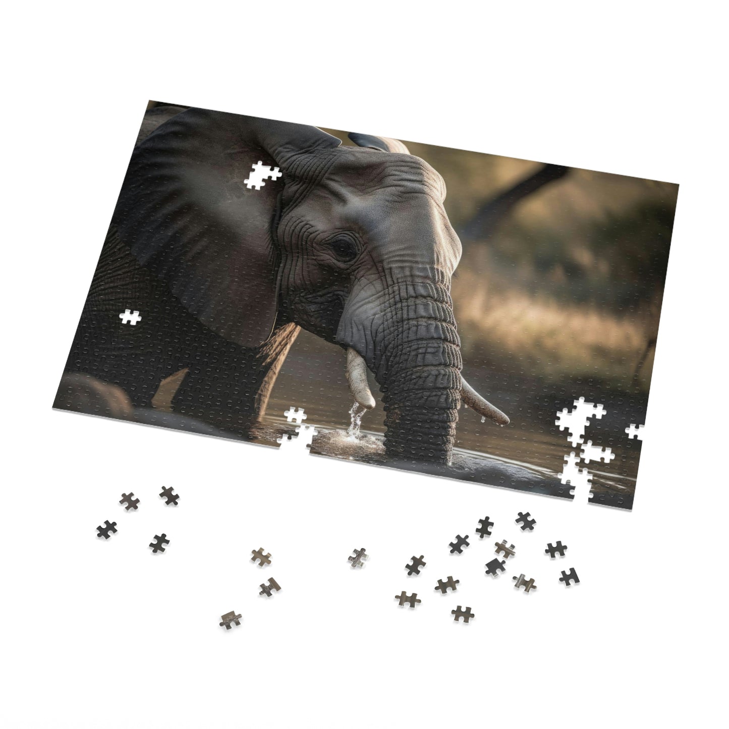 Elephant's Serene Oasis 2 (500, 1000 piece)
