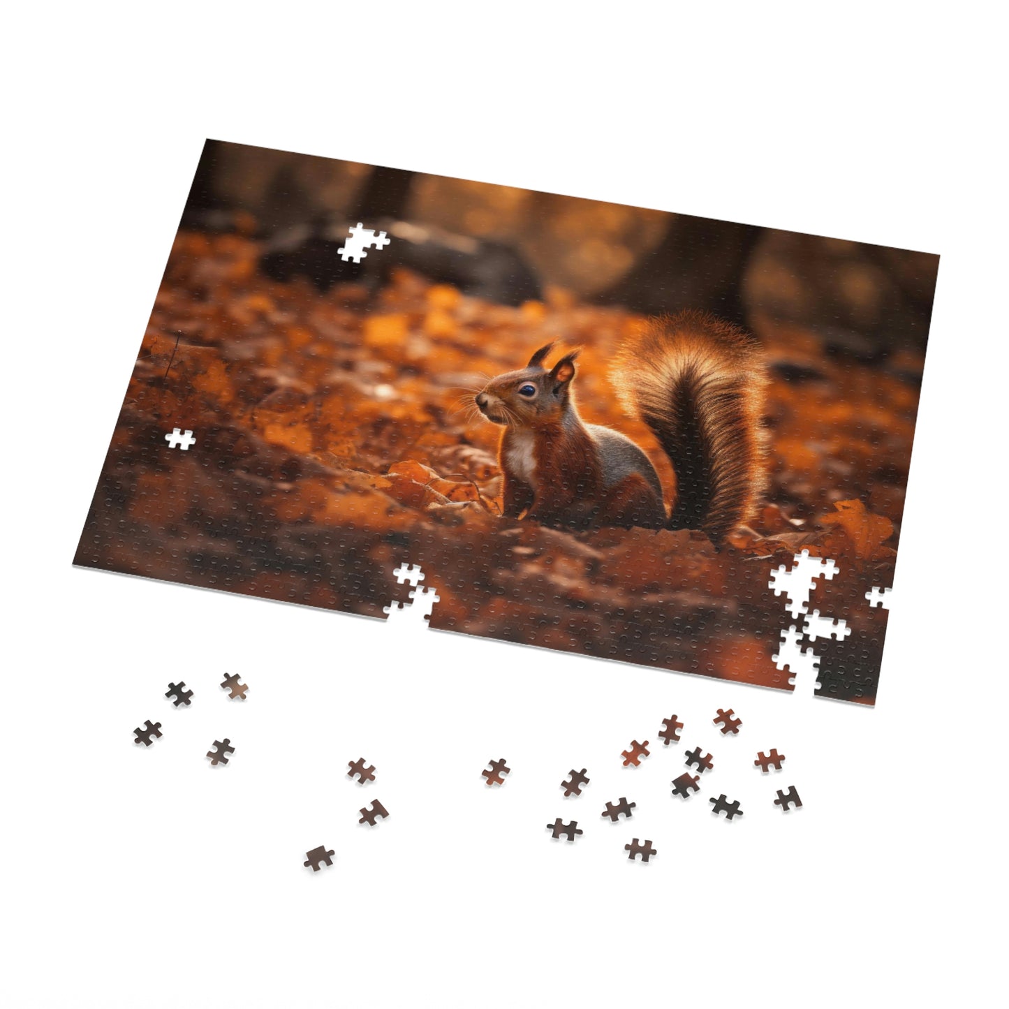 Squirrel's Autumn Harvest Puzzle (500, 1000 piece)