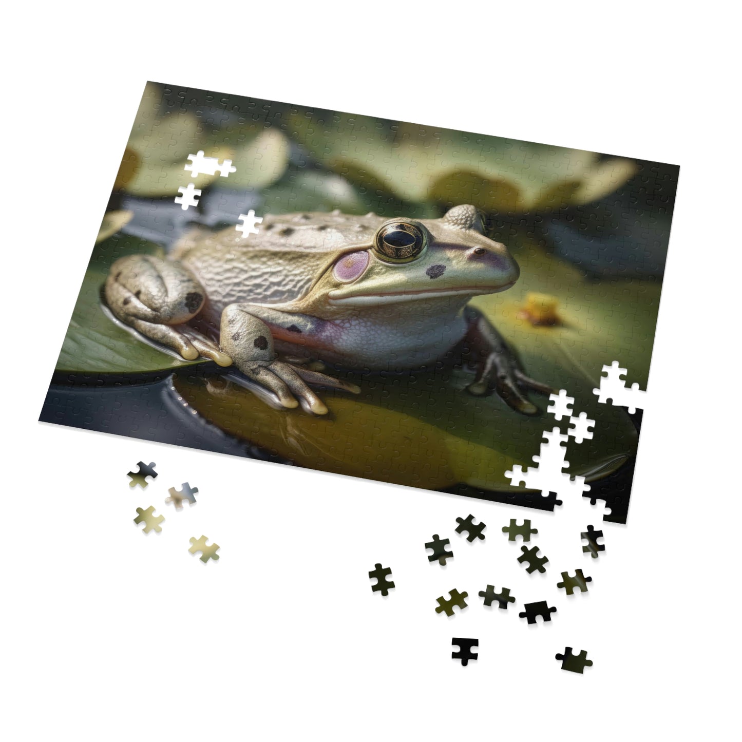 Frog's Waterlily 1 (500, 1000 piece)