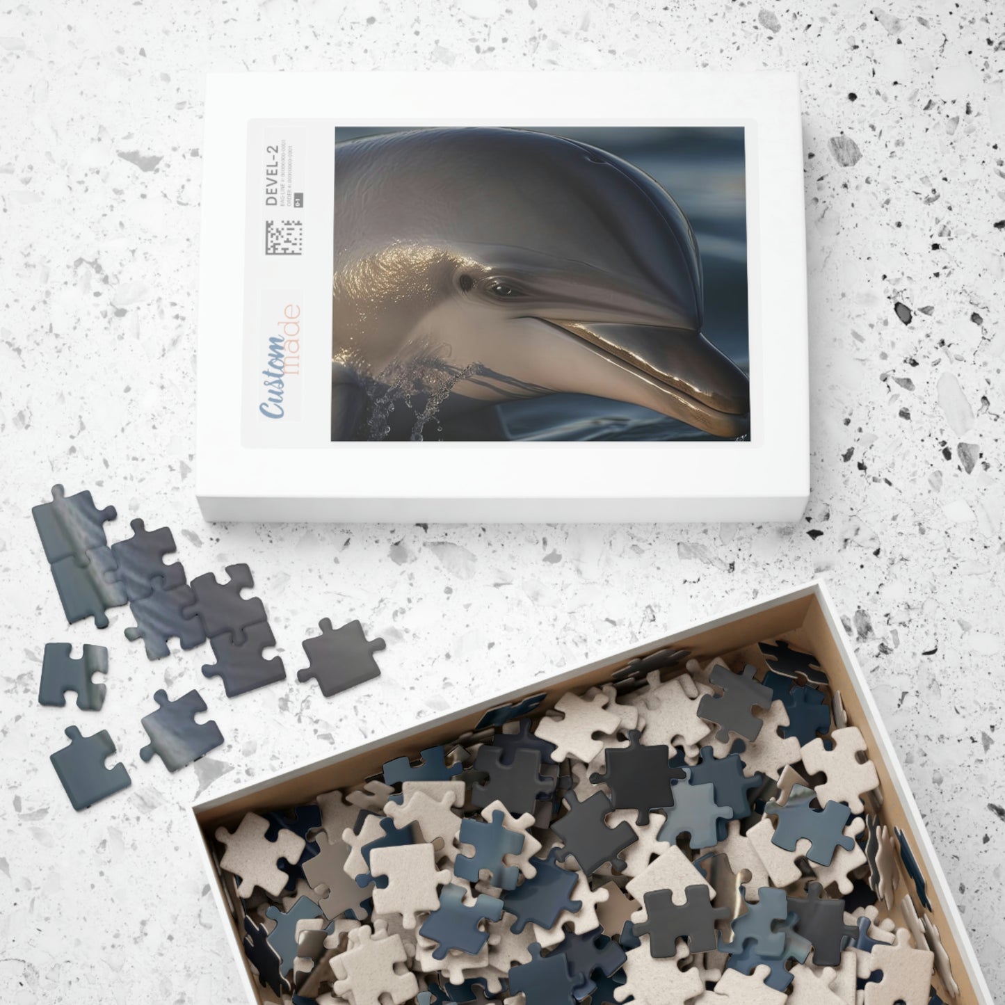 Dolphin Puzzle (500, 1014-piece)
