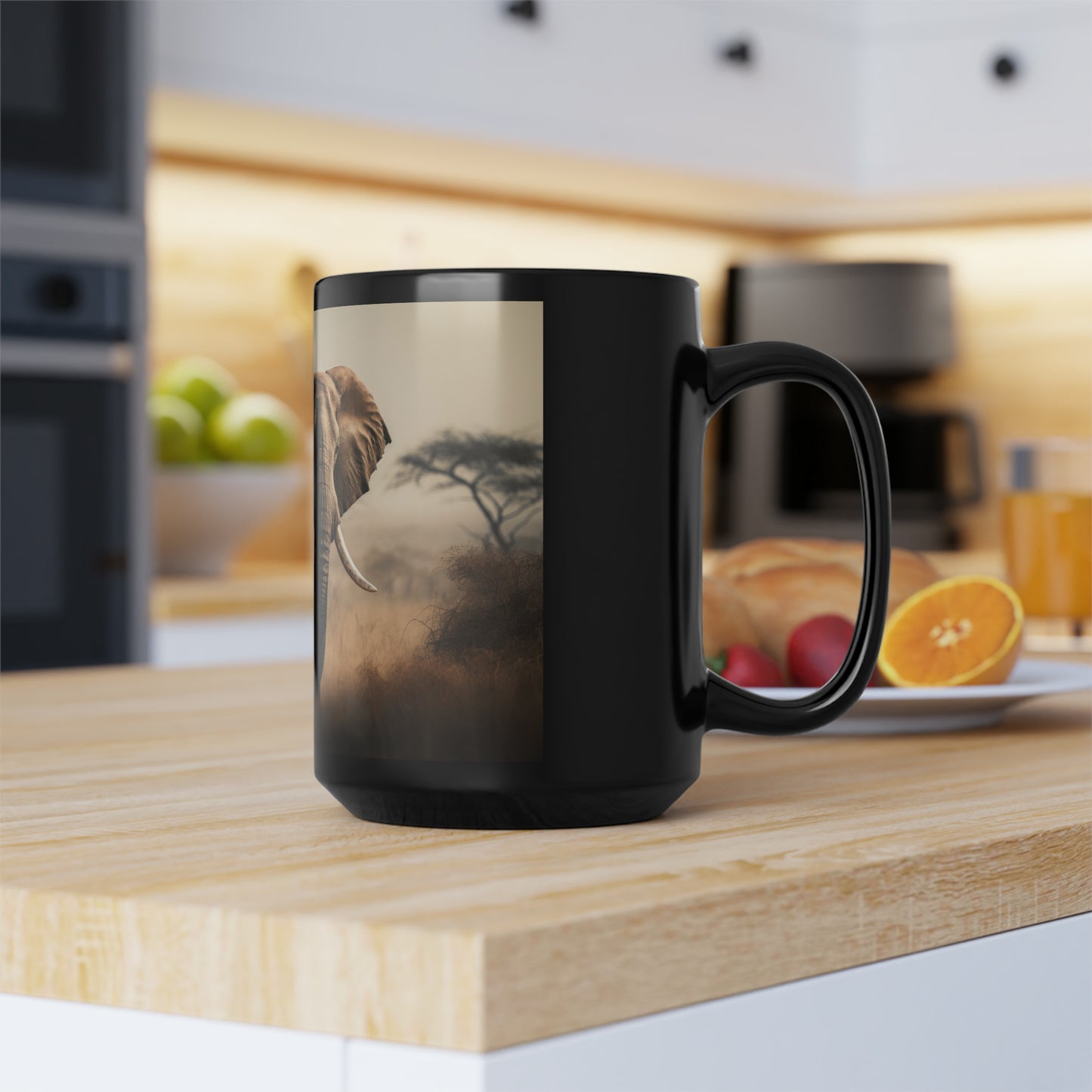 Elephant Mug - 15 oz Ceramic Mug
