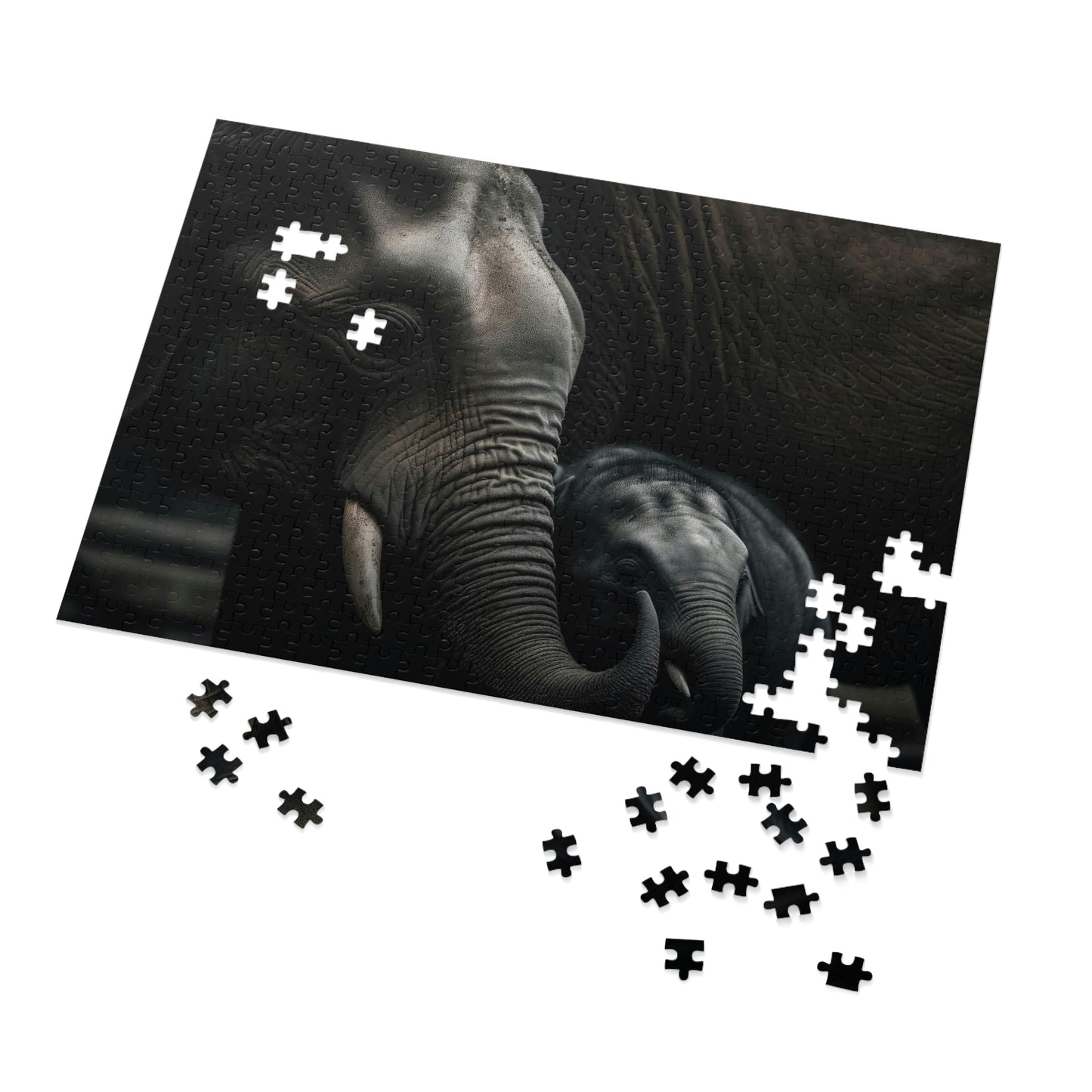 Elephant's Gentle Embrace 2 (500, 1000 piece)