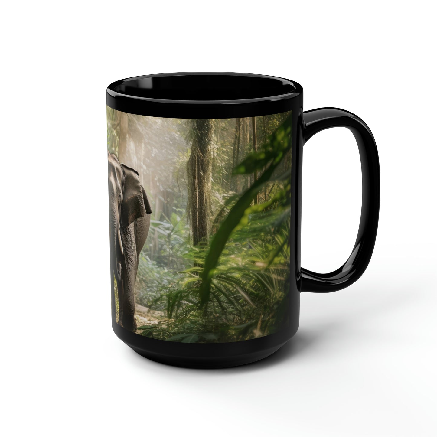Elephant Mug - 15 oz Ceramic Mug