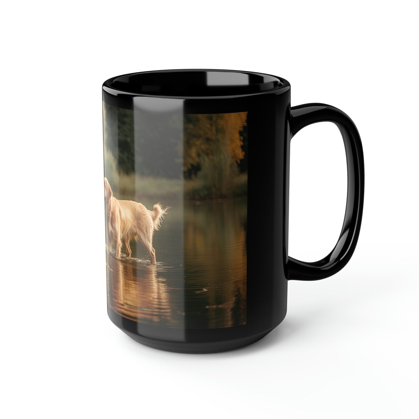 Golden Retriever Mug - 15 oz Ceramic Mug