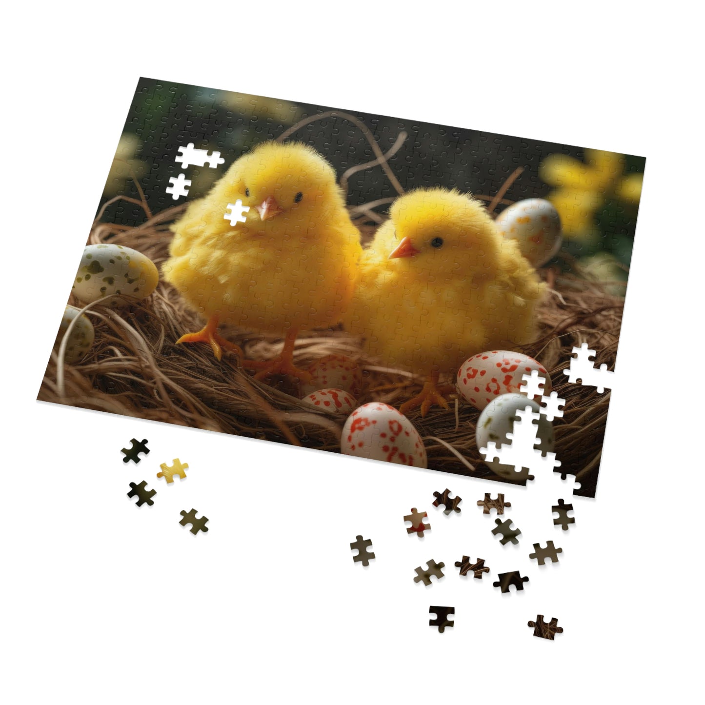 Easter Chicks 2 Puzzle: (500, 1000 pc)