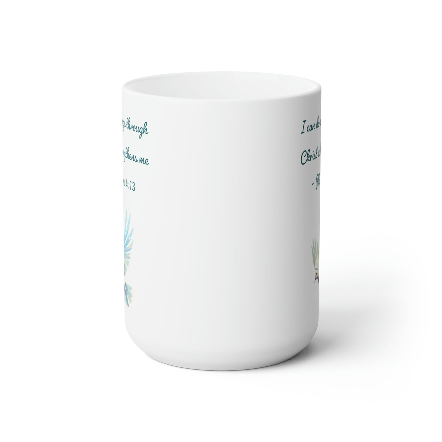 Philippians 4:13, Mug 15oz