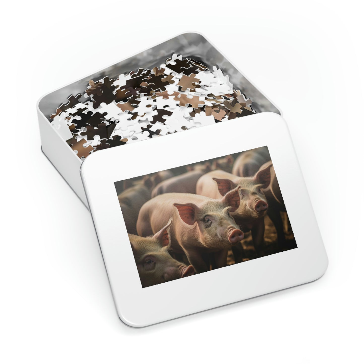 Pigs 3 Puzzle: (500, 1000 piece)