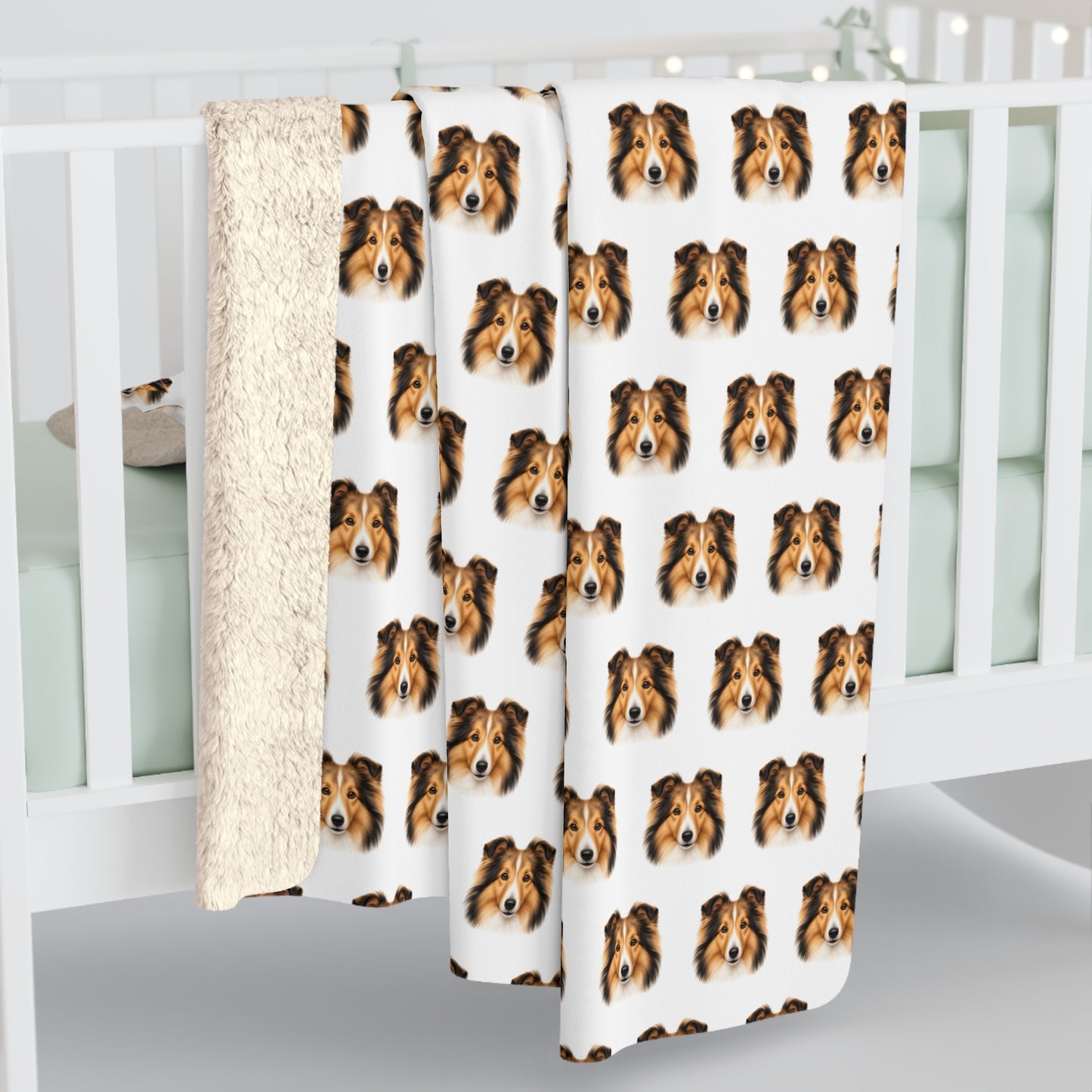Shetland Sheepdog Fleece Blanket | Dog Lover Gift