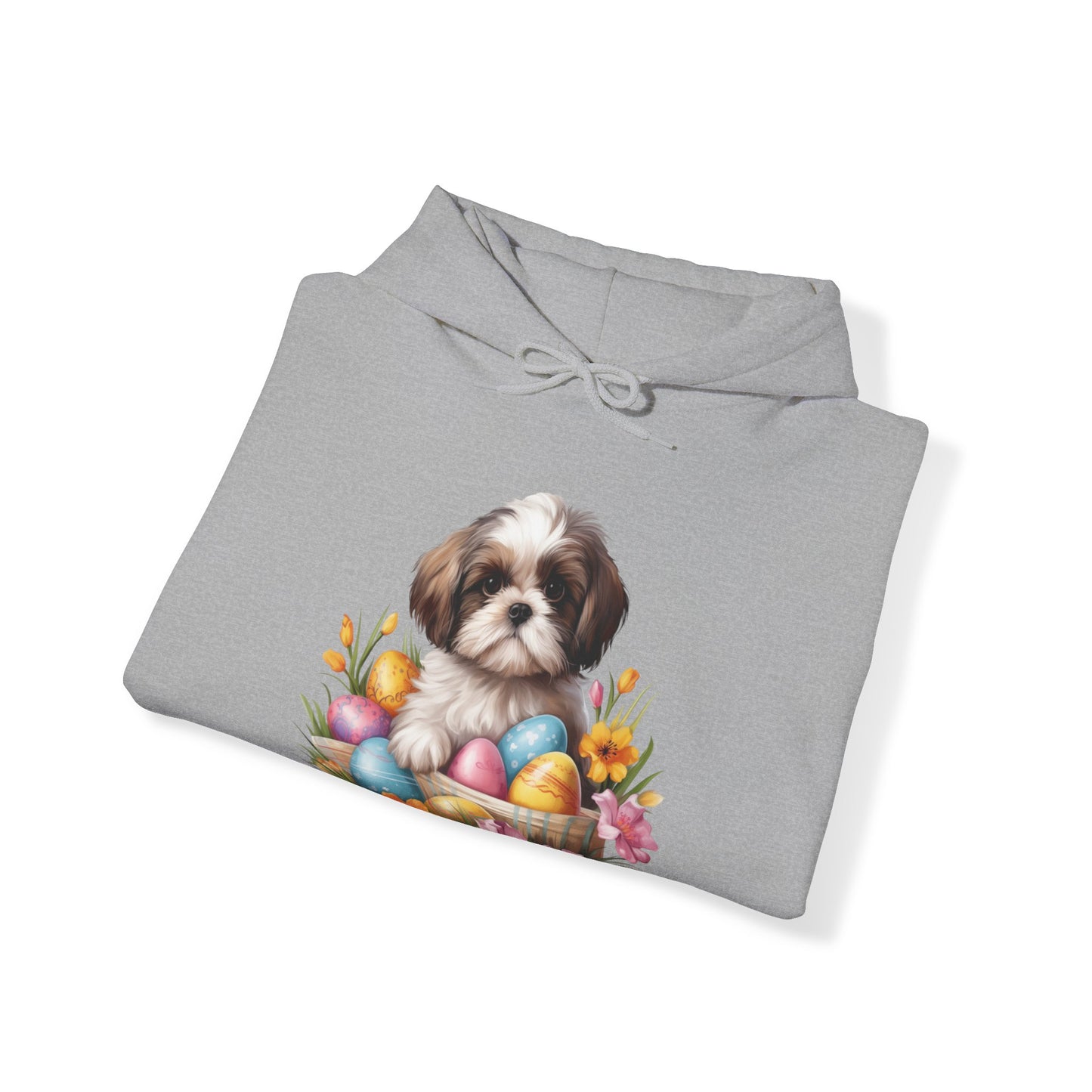 Easter Shih Tzu Hoodie - Unisex - Dog Mom or Dog Dad Sweatshirt