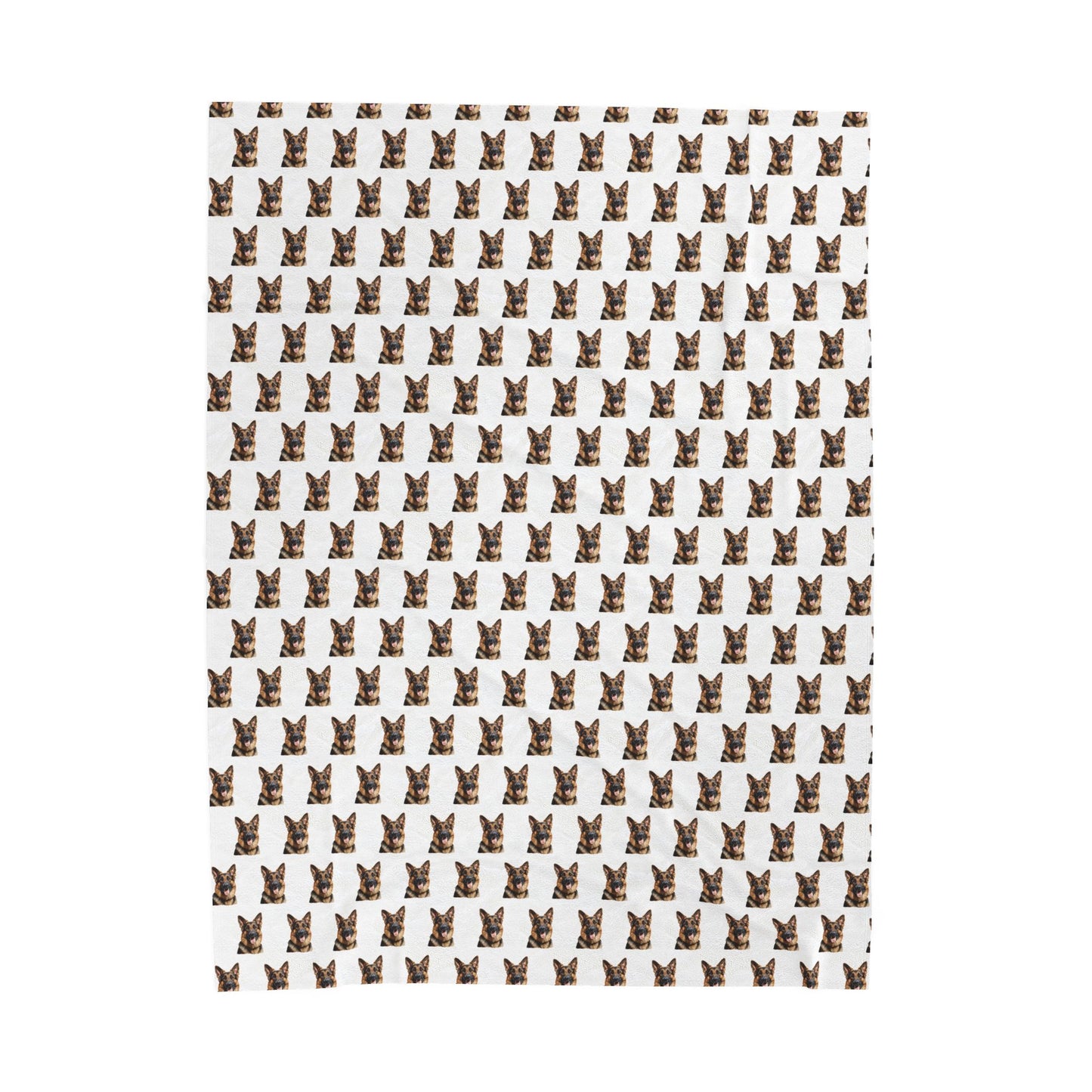 German Shepherd Velveteen Plush Blanket