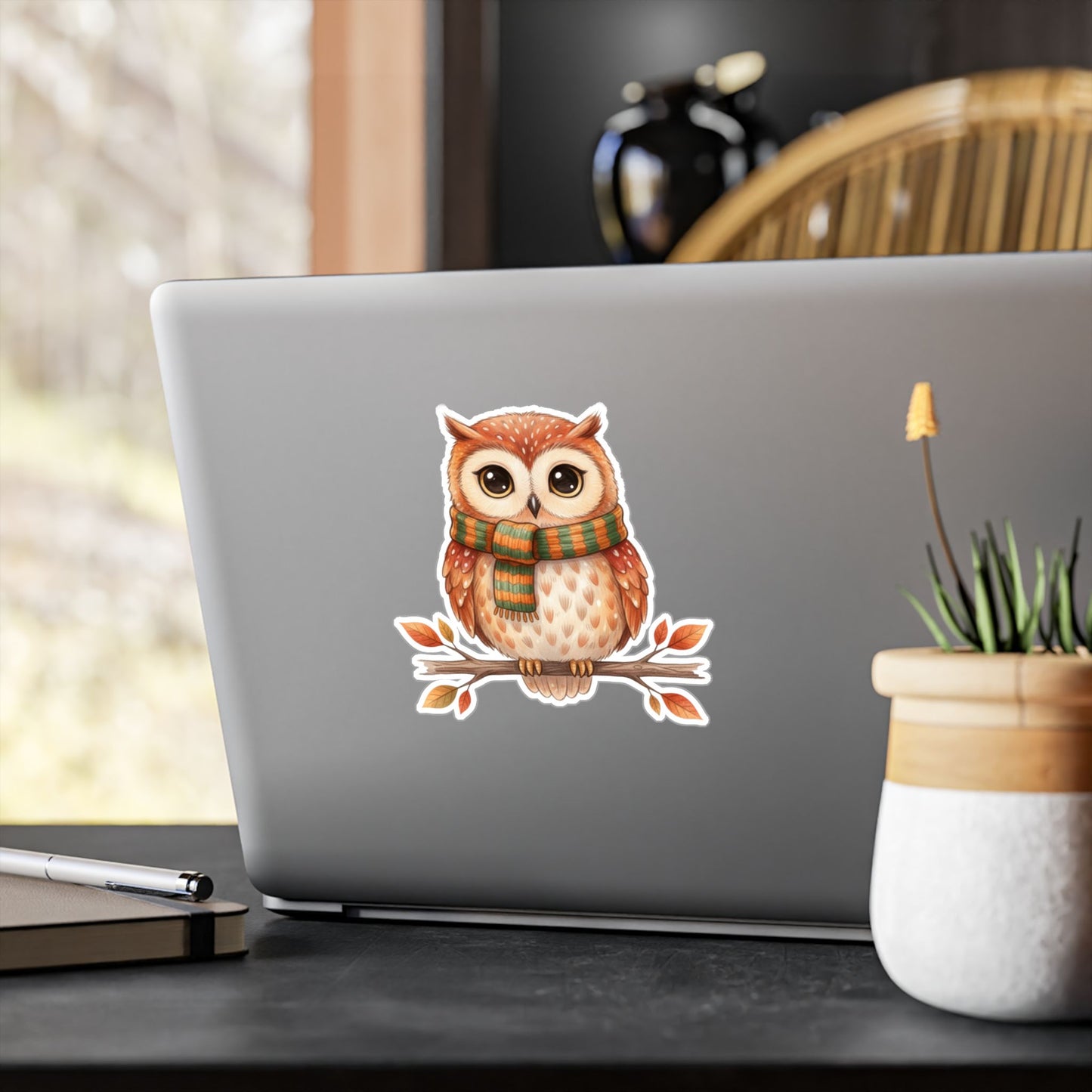 Autumn Owl - Waterproof Bird Decal