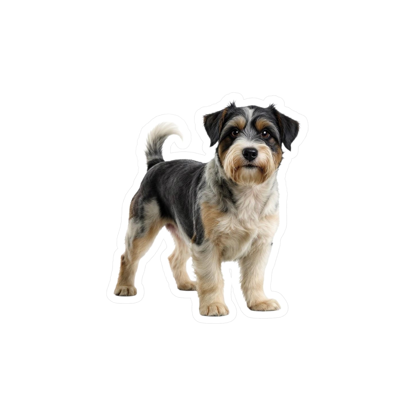 Border Terrier Kiss-Cut Vinyl Decals Stickers, Dog Lover Gift, Car Decals, Laptop Stickers, Pet Owner Gift, Animal Lover Decor