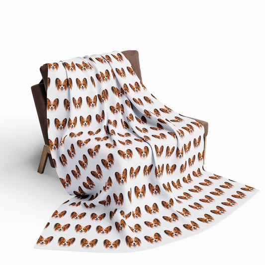 Papillon Blanket | Dog Lover Gift