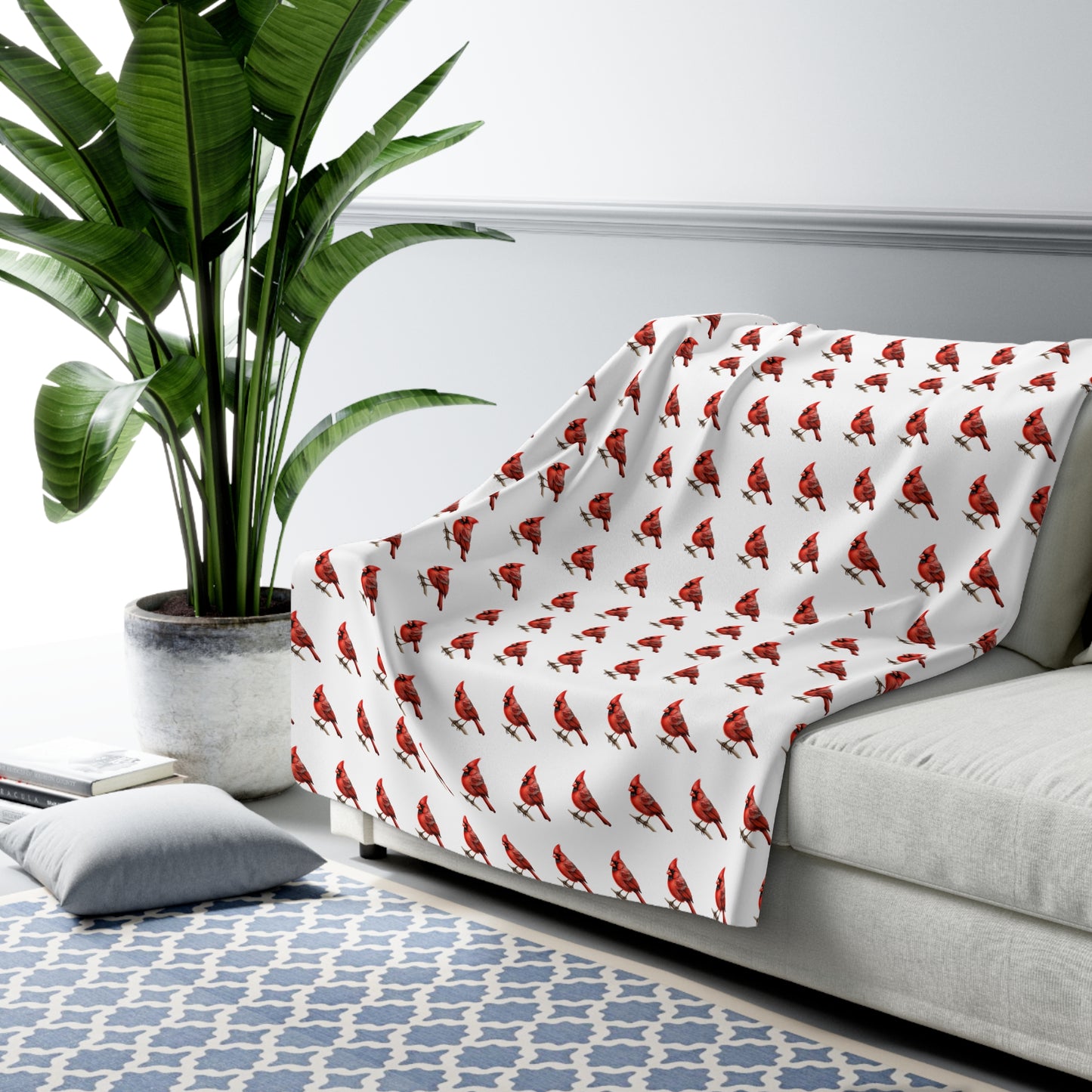Cardinal Blanket - Bird Lover Gift