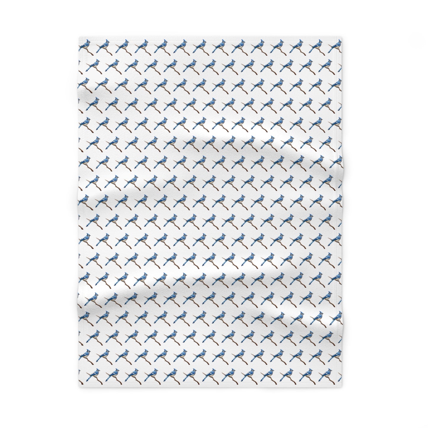 Blue Jay Soft Fleece Baby Blanket