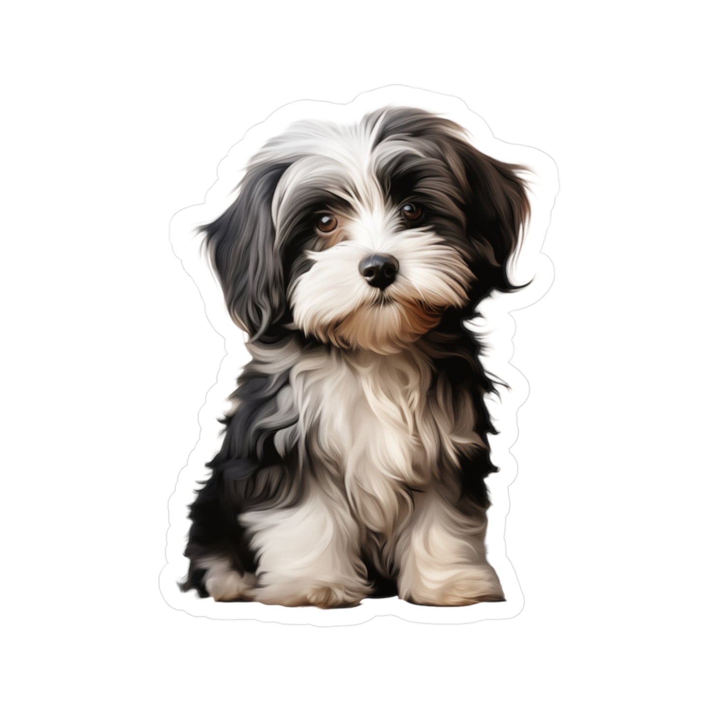 Havanese Sticker - Vinyl Dog Decals