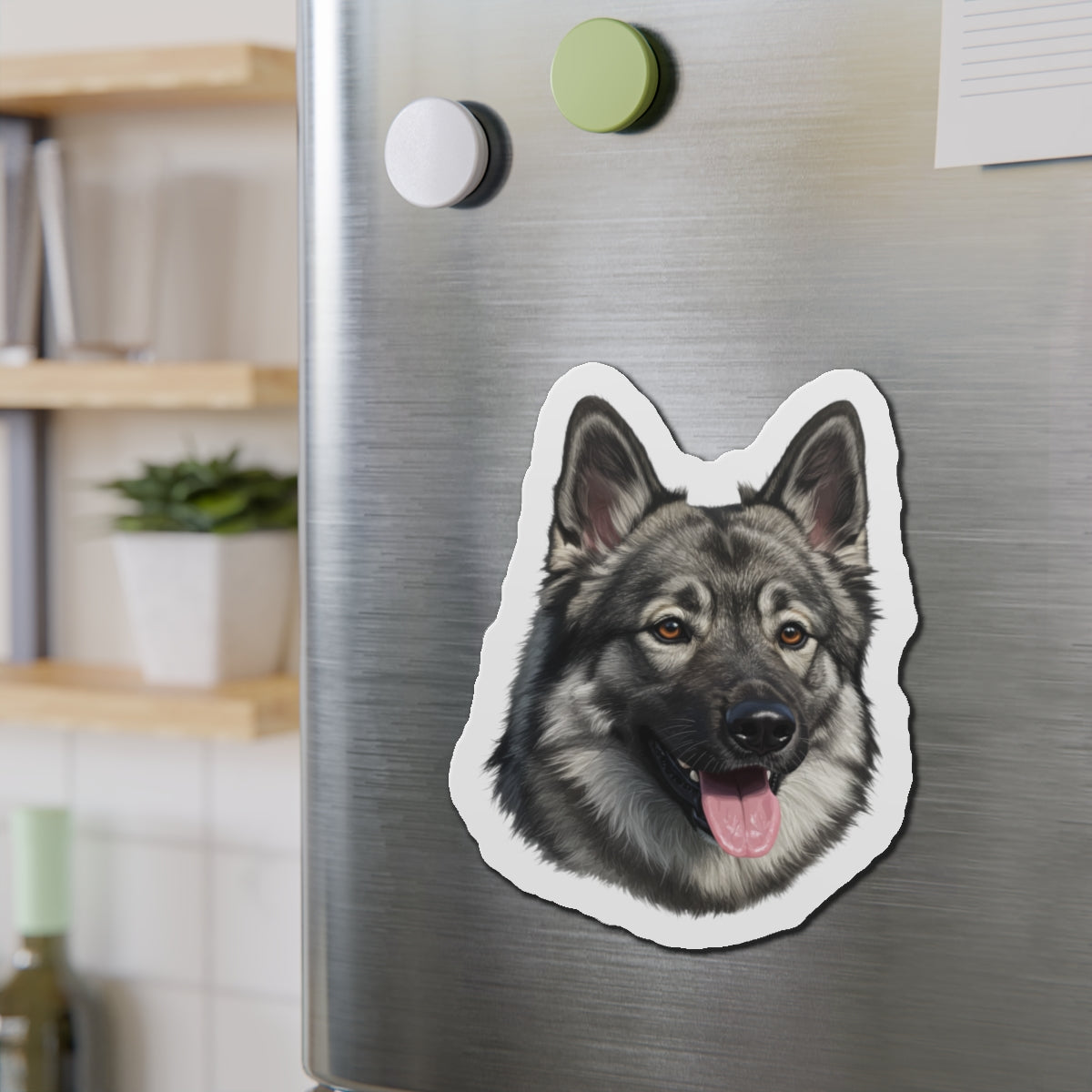 Norwegian Elkhound Magnet - Dog Lover Gift