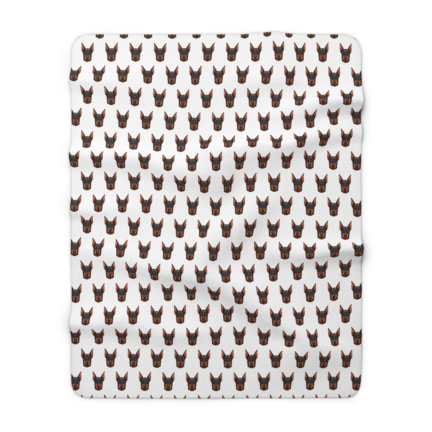 Doberman Pinscher Sherpa Fleece Blanket - Dog Lover Gift