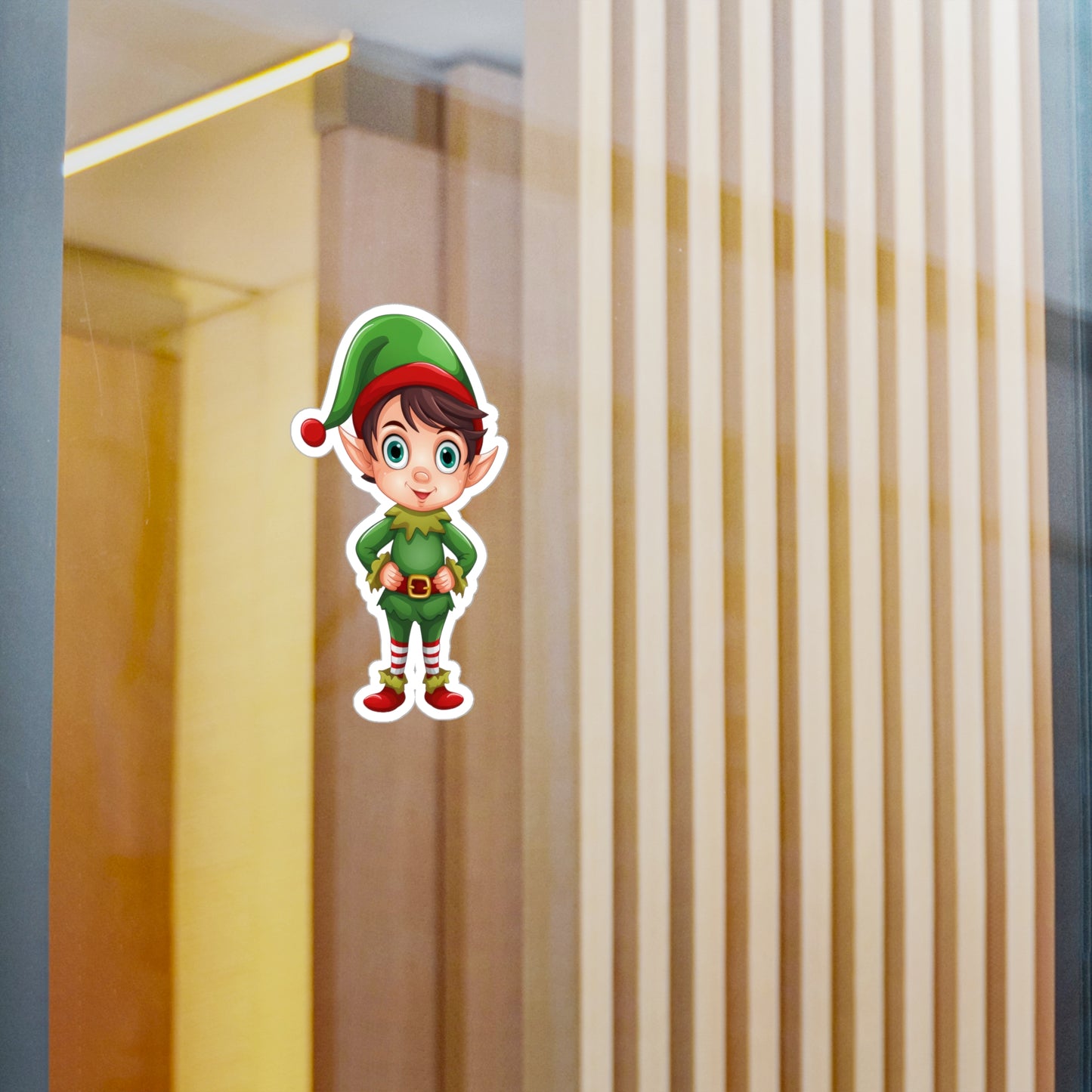 Christmas Elf Sticker - Kiss-Cut Vinyl Decals