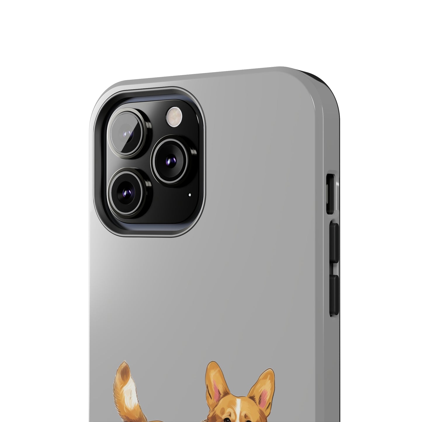 Light Grey Corgi Tough Phone Case