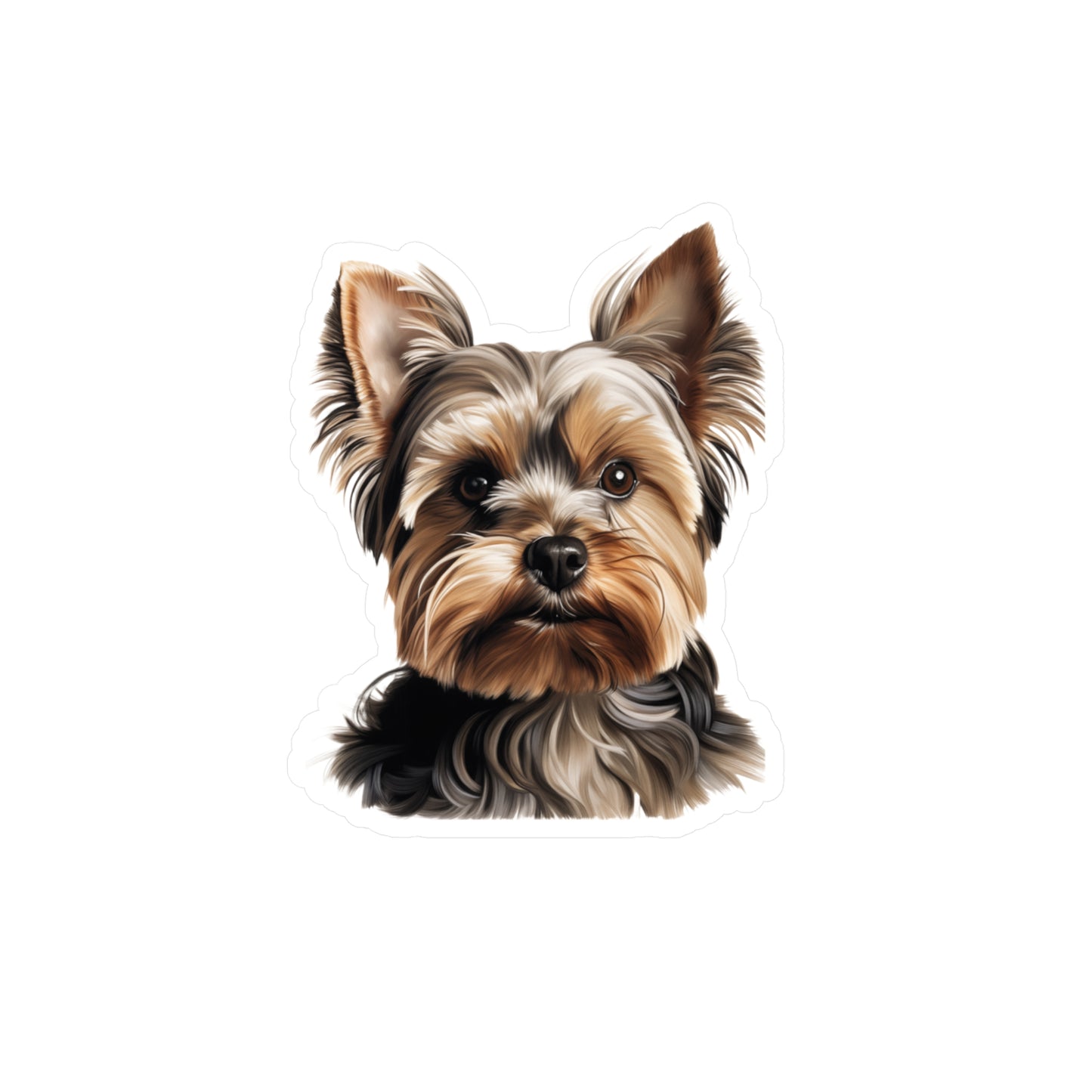 Yorkshire Terrier Sticker - Kiss-Cut Vinyl Animal Decals
