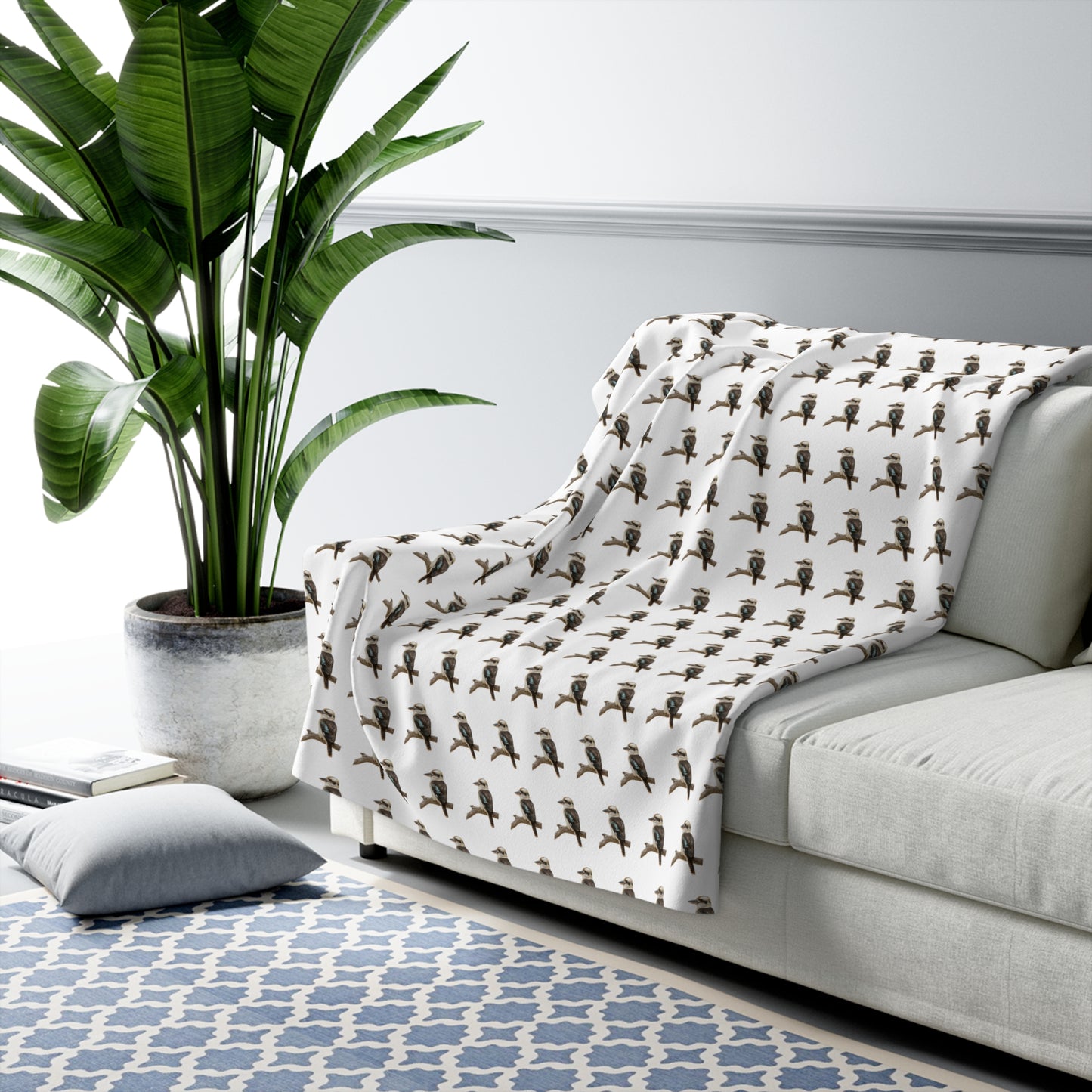 Kookaburra Blanket | Australian Bird Wildlife Throw