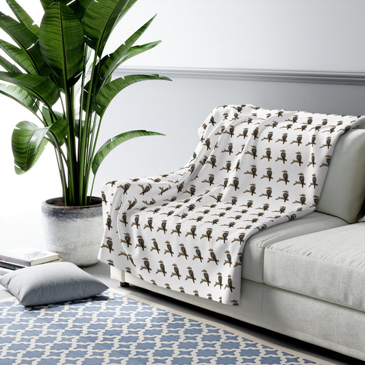 Kookaburra Blanket | Australian Bird Wildlife Throw