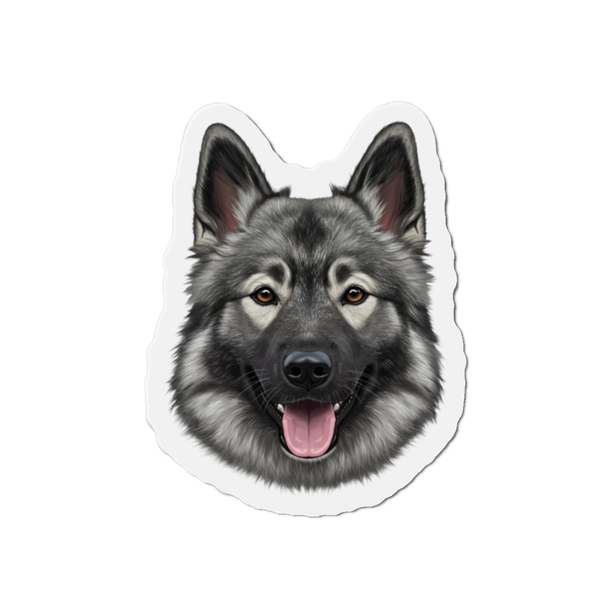 Norwegian Elkhound Magnet - Dog Lover Gift