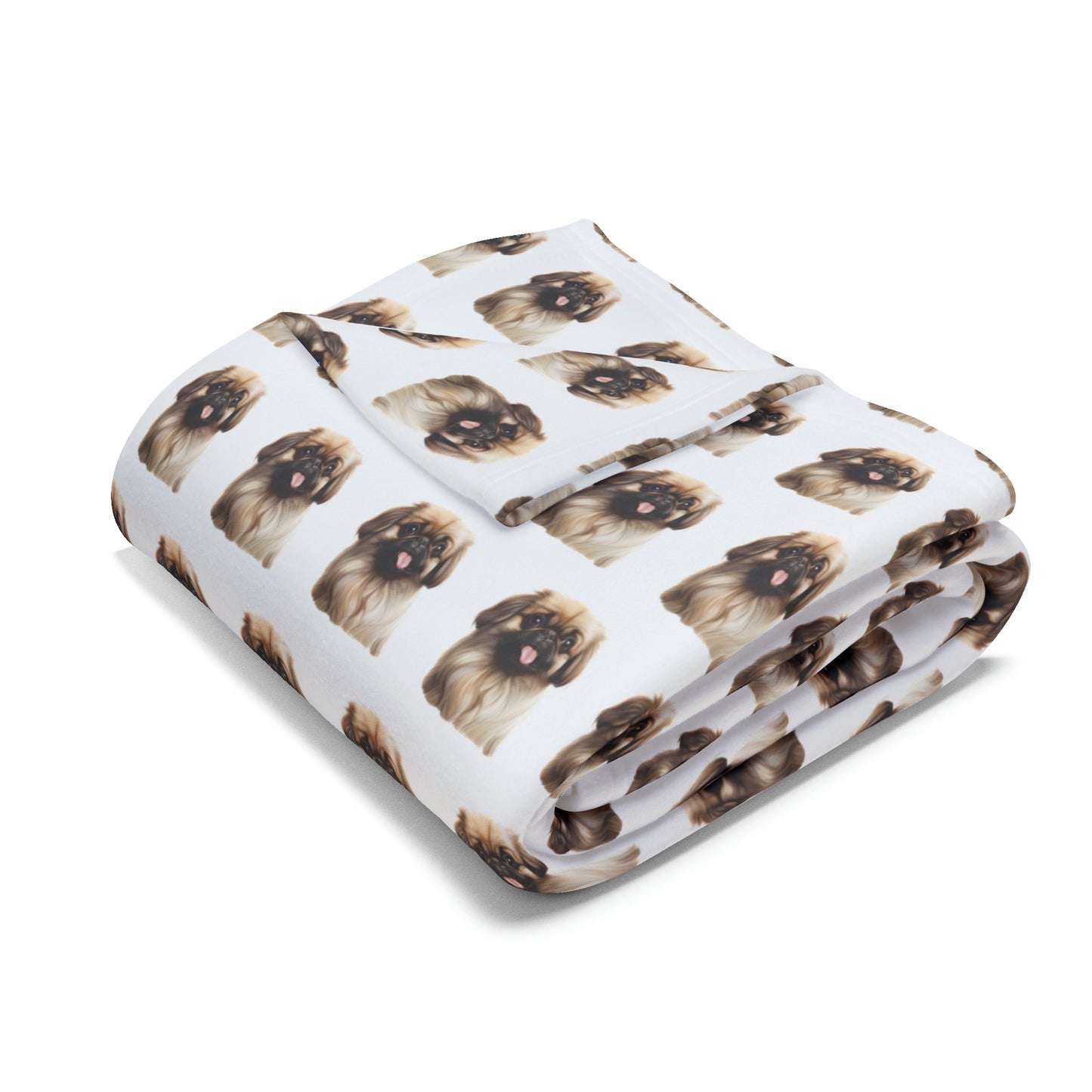 Pekingese Arctic Fleece Blanket