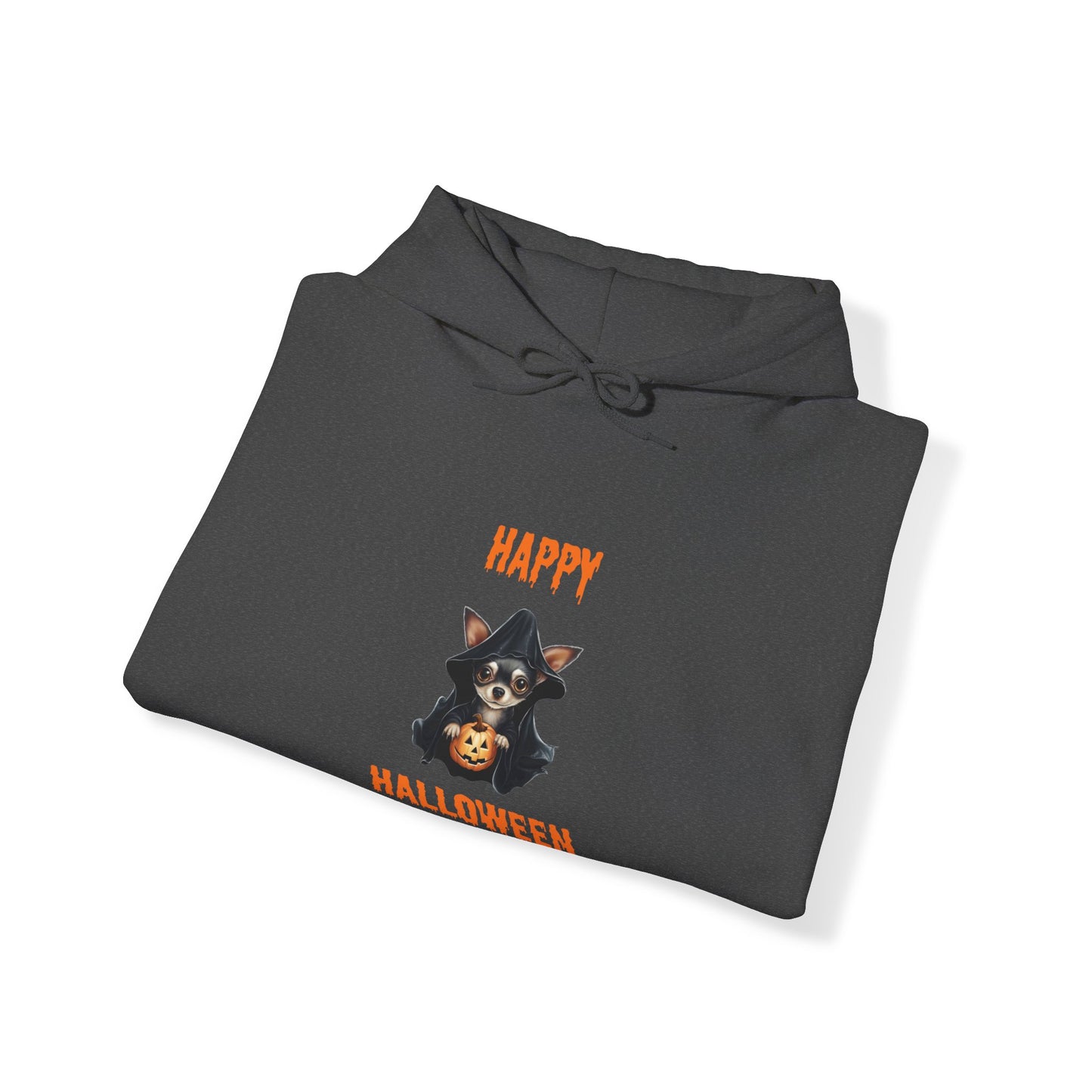 Happy Halloween Chihuahua Hoodie - Unisex Heavy Blend Hooded Sweatshirt