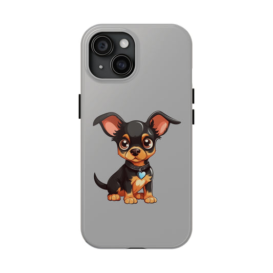 Light Grey Chihuahua Tough Phone Case