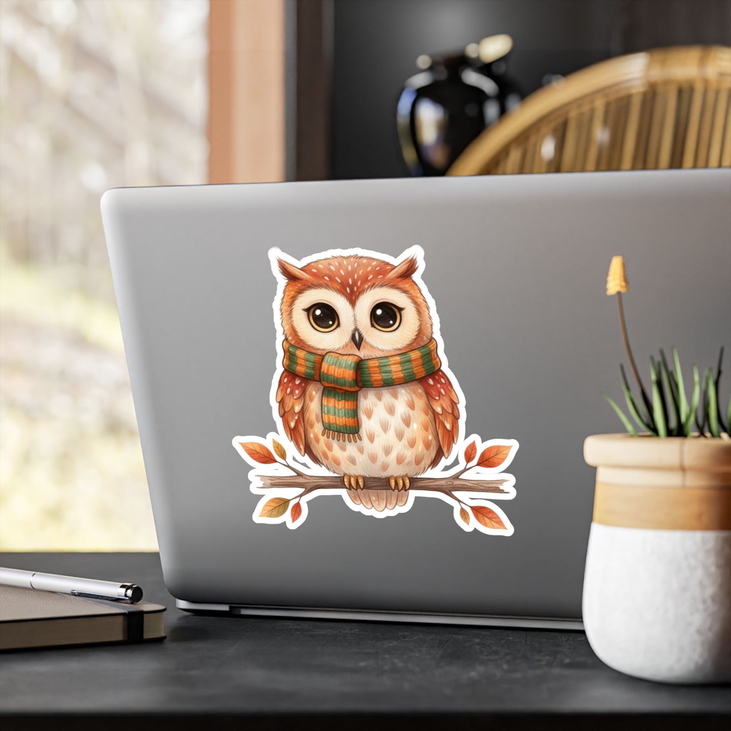 Autumn Owl - Waterproof Bird Decal