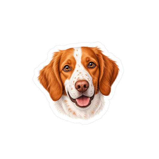 Brittany Spaniel Sticker | Waterproof Vinyl Decal | Dog Lover Gift