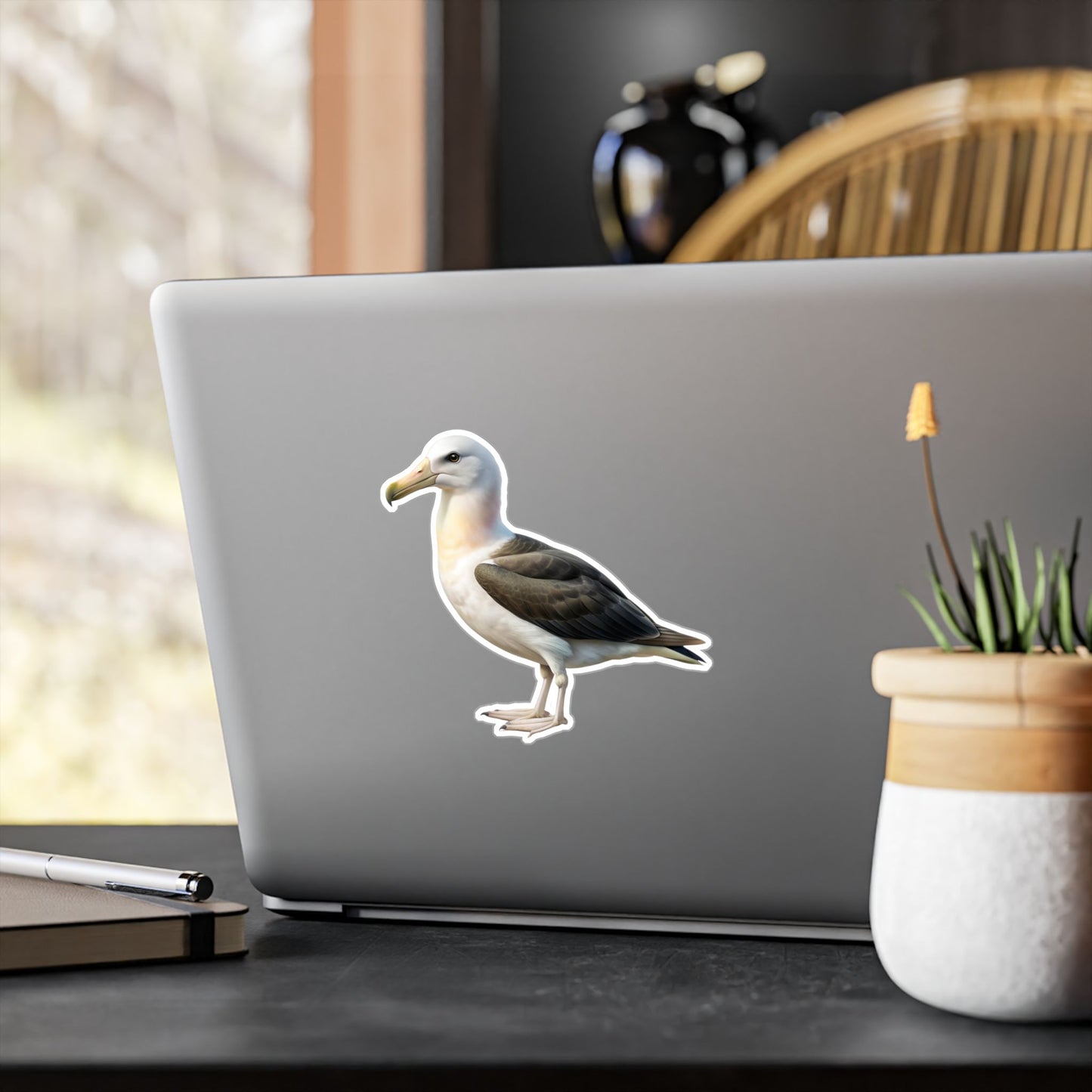 Albatross Sticker, Vinyl Decal for Laptop, Water Bottle, Car, Phone, Luggage, Bird Lover Gift