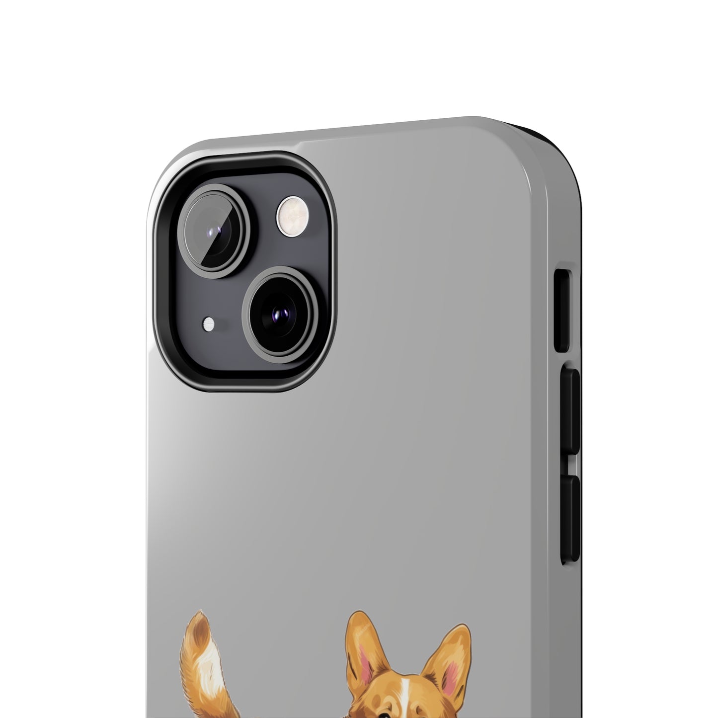Light Grey Corgi Tough Phone Case