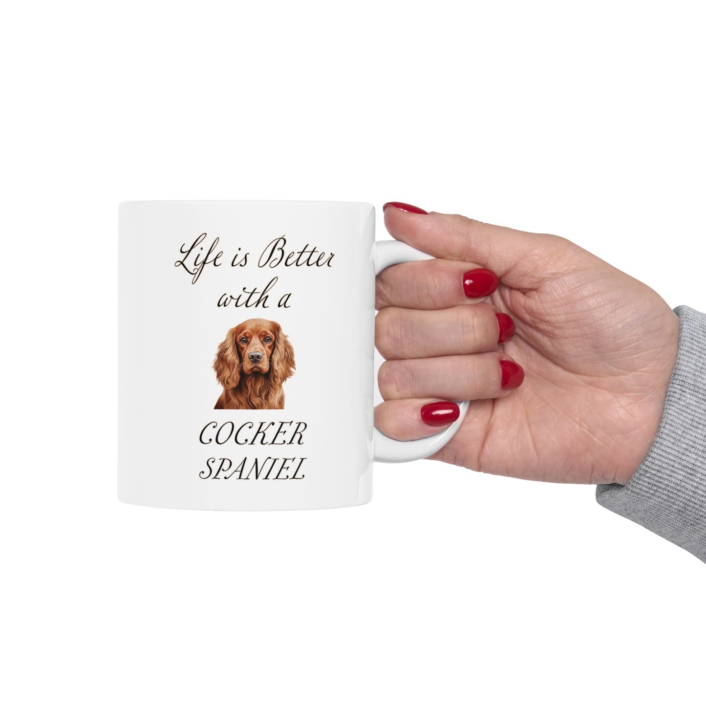 Cocker Spaniel Mug - 11 oz or 15 oz - Life is Better with a Cocker Spaniel