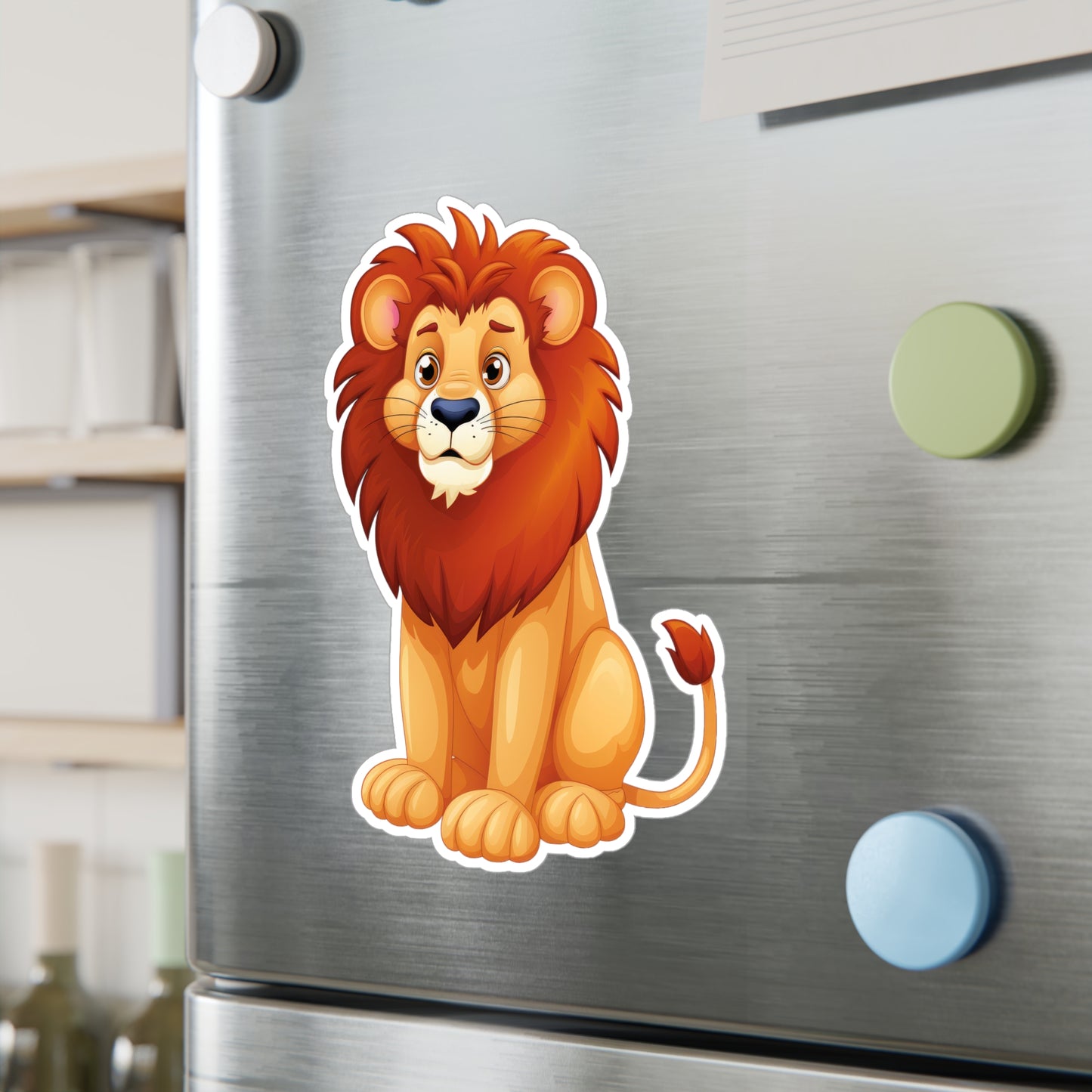 Lion Sticker - Waterproof Vinyl Wildlife Decal