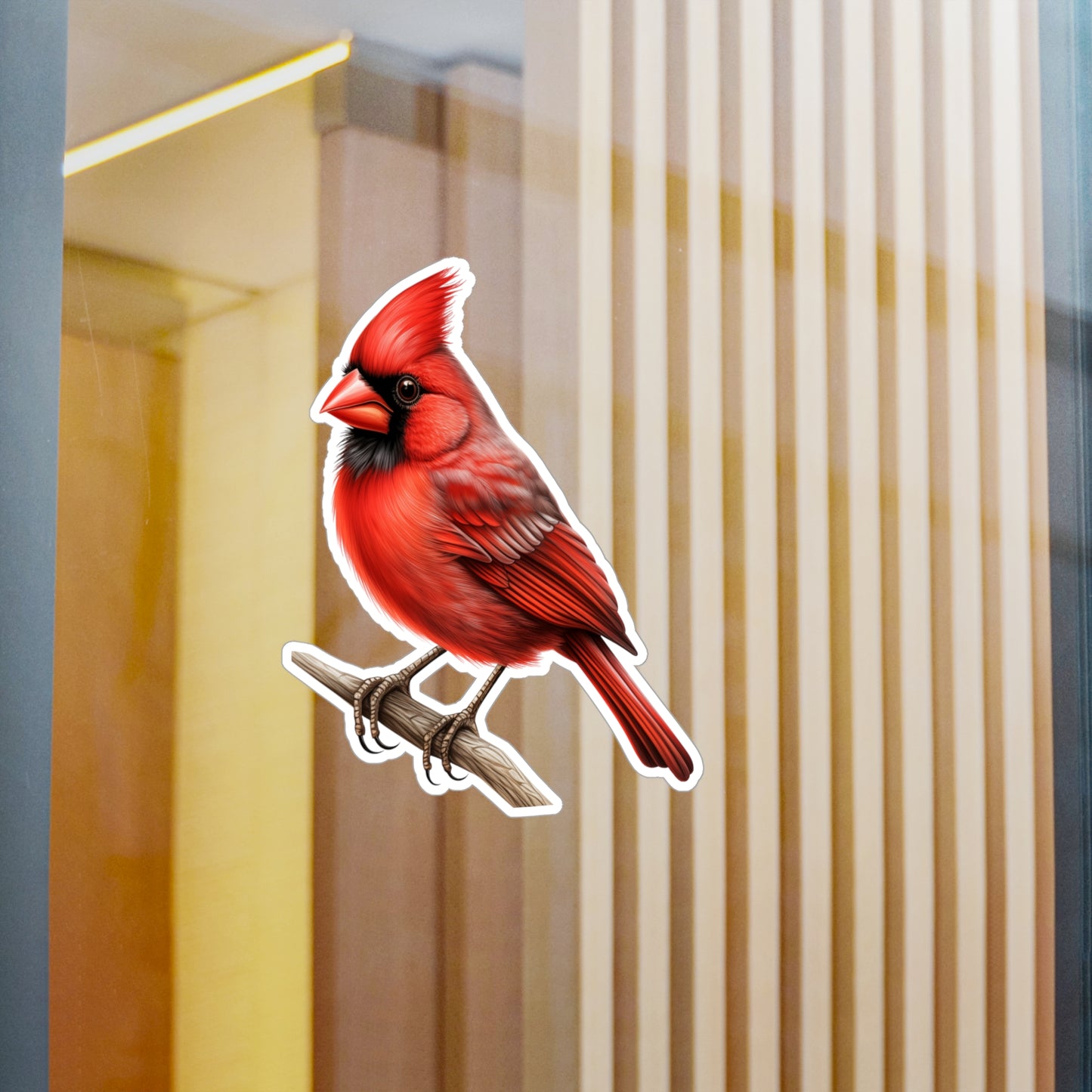 Cardinal Sticker - Waterproof Bird Decal