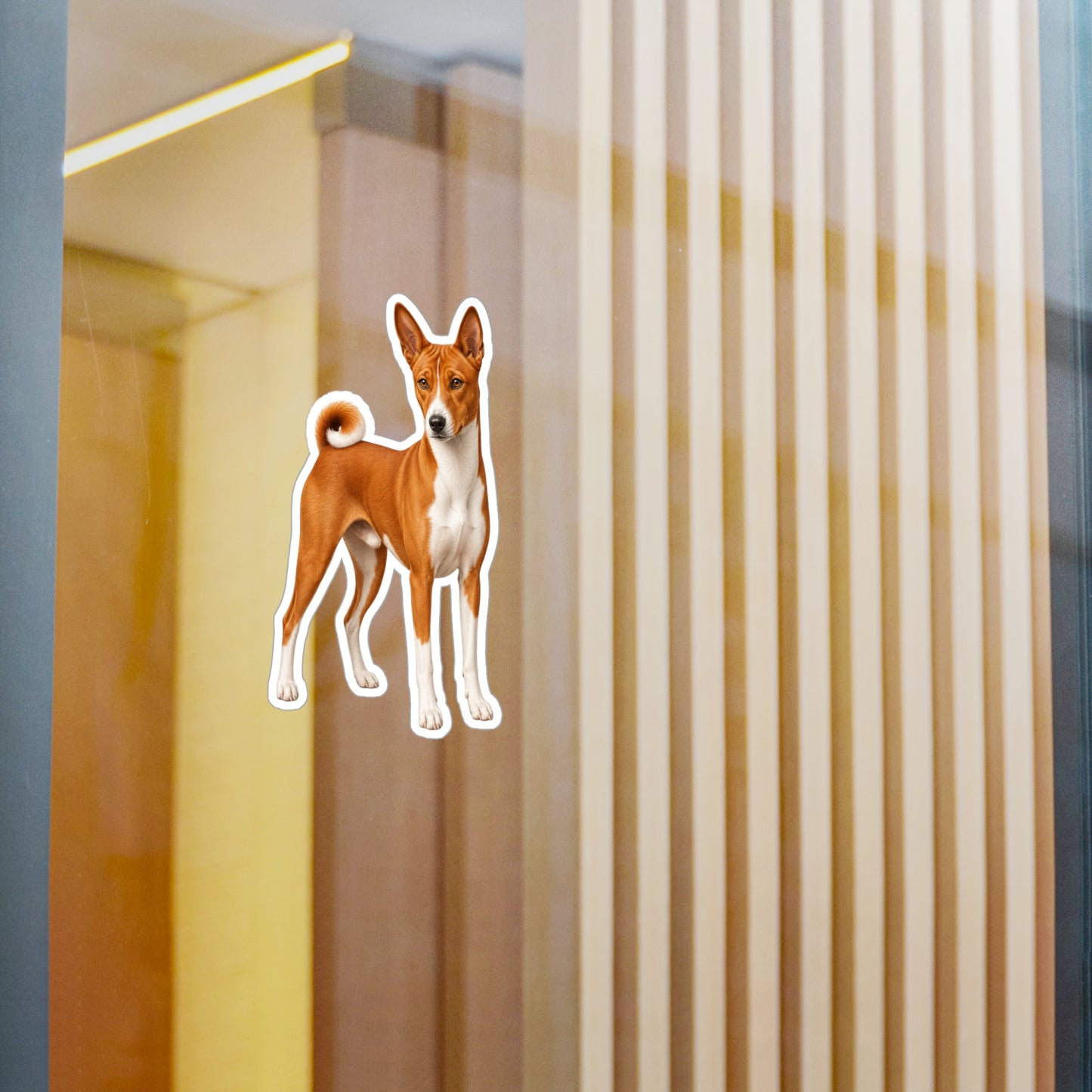 Basenji Sticker | Waterproof Vinyl Decal | Dog Lover Gift