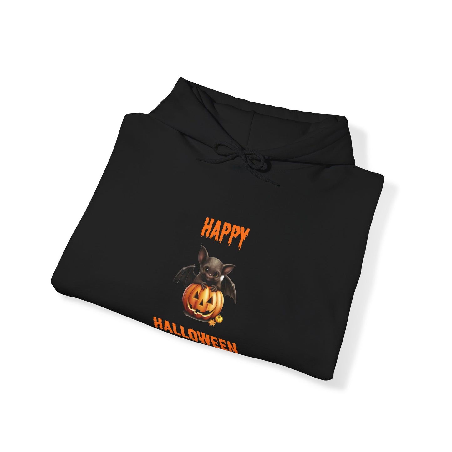 Happy Halloween Bat Hoodie - Unisex Heavy Blend Hooded Sweatshirt