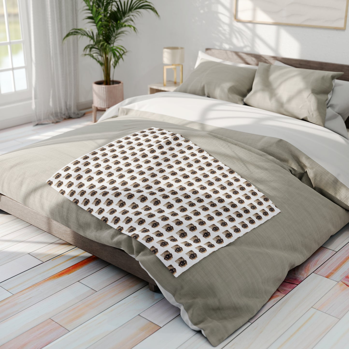 Pekingese Arctic Fleece Blanket