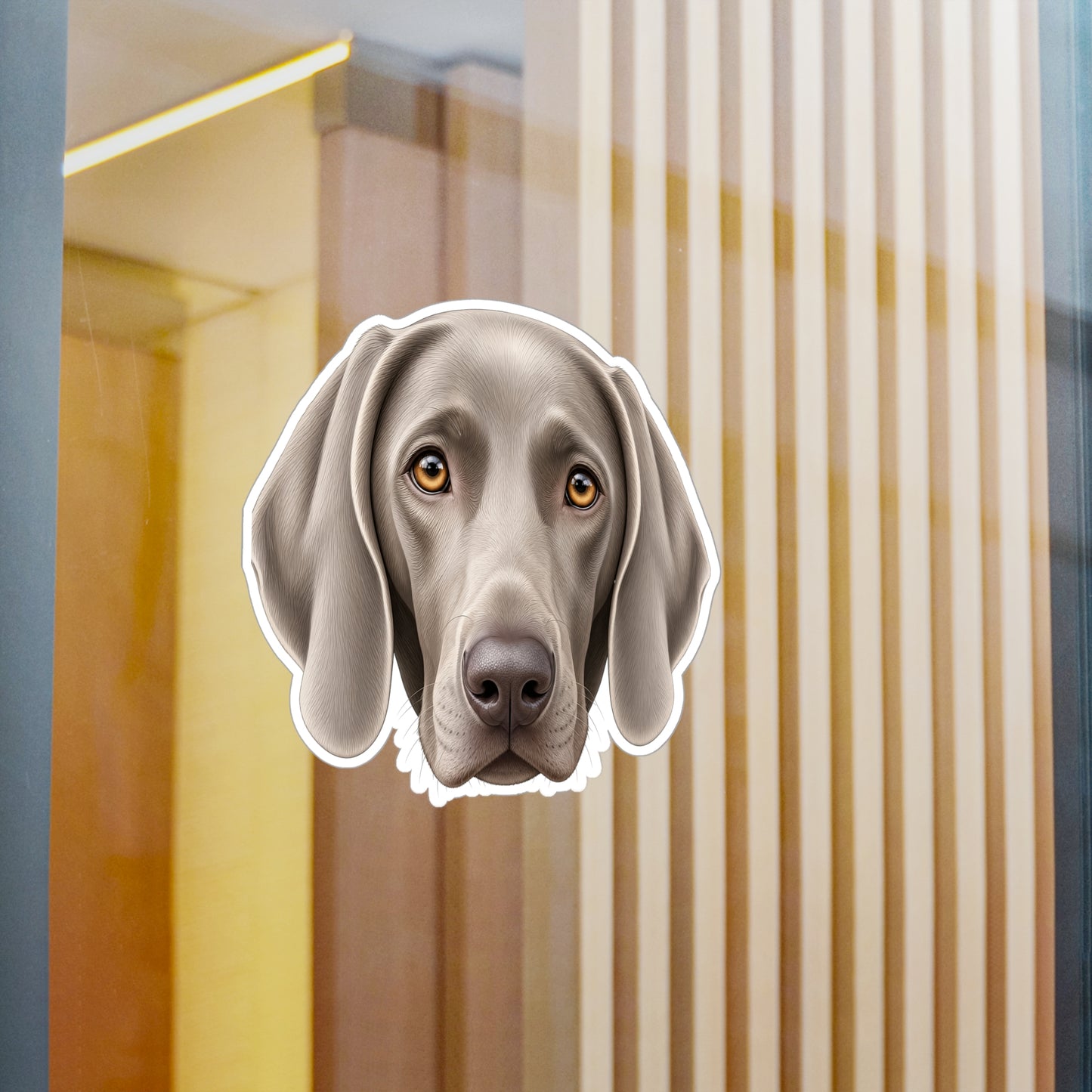 Weimaraner Sticker | Waterproof Vinyl Decal | Dog Lover Gift