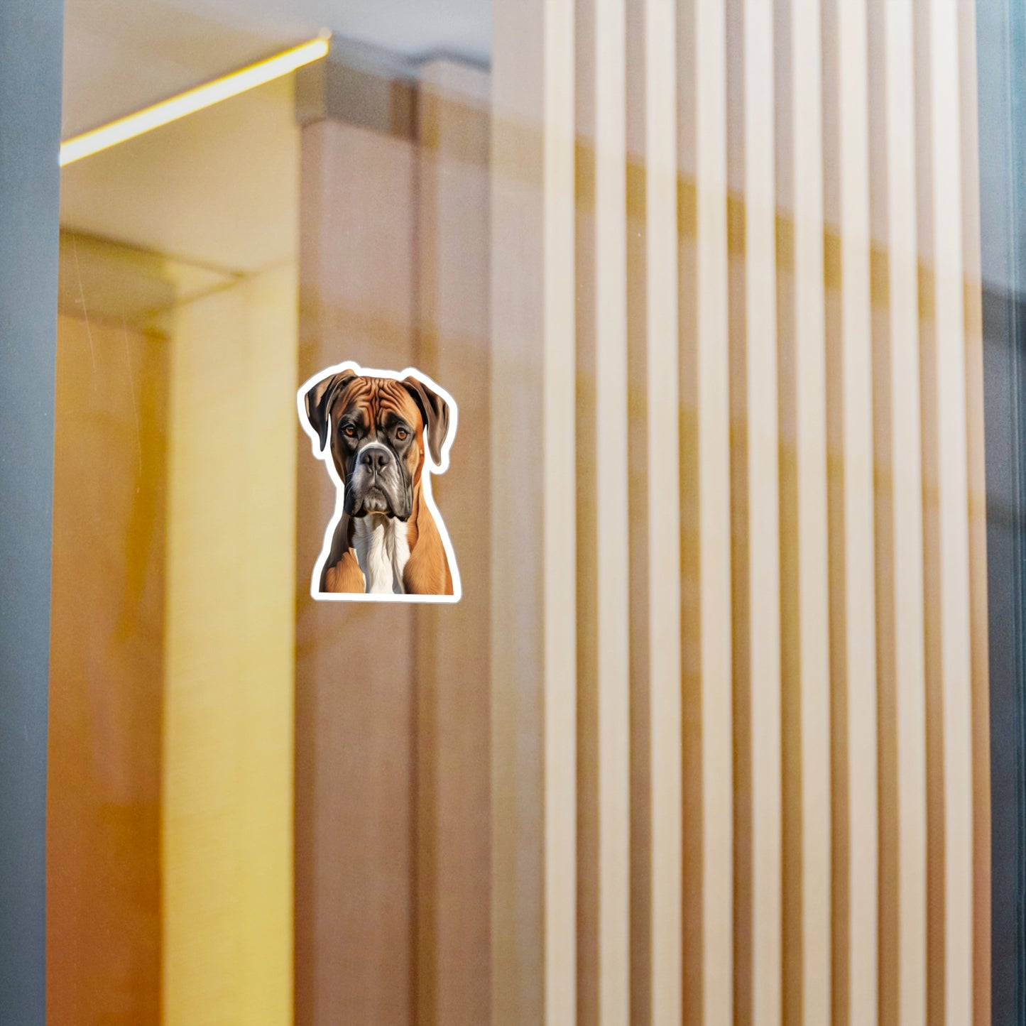 Boxer Sticker - Kiss-Cut Vinyl DogDecals