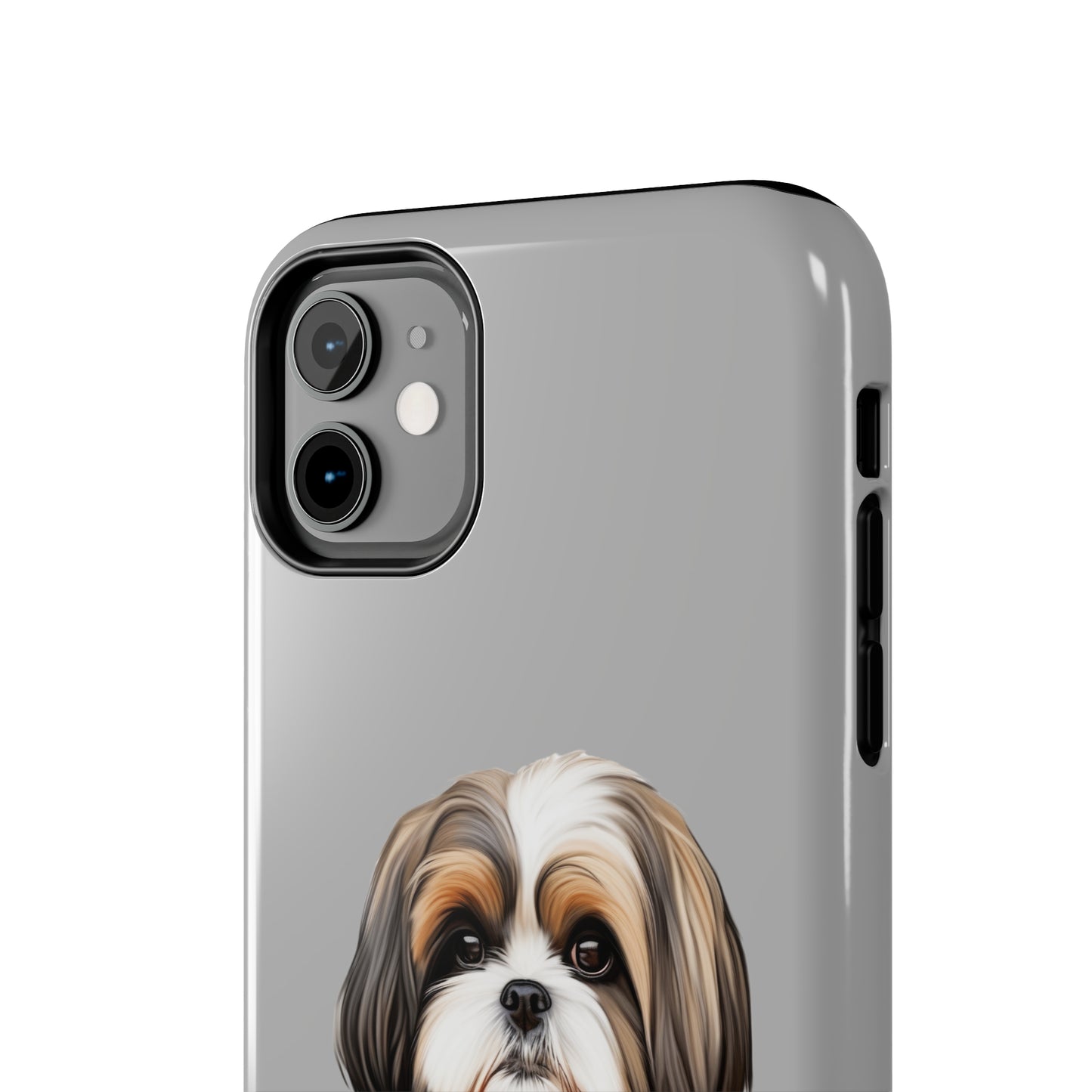 Light Grey Shih Tzu Tough Phone Case