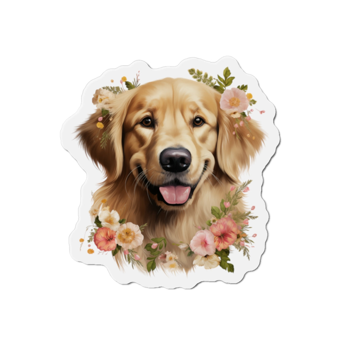 Golden Retriever Magnet - Die Cut Dog Magnet
