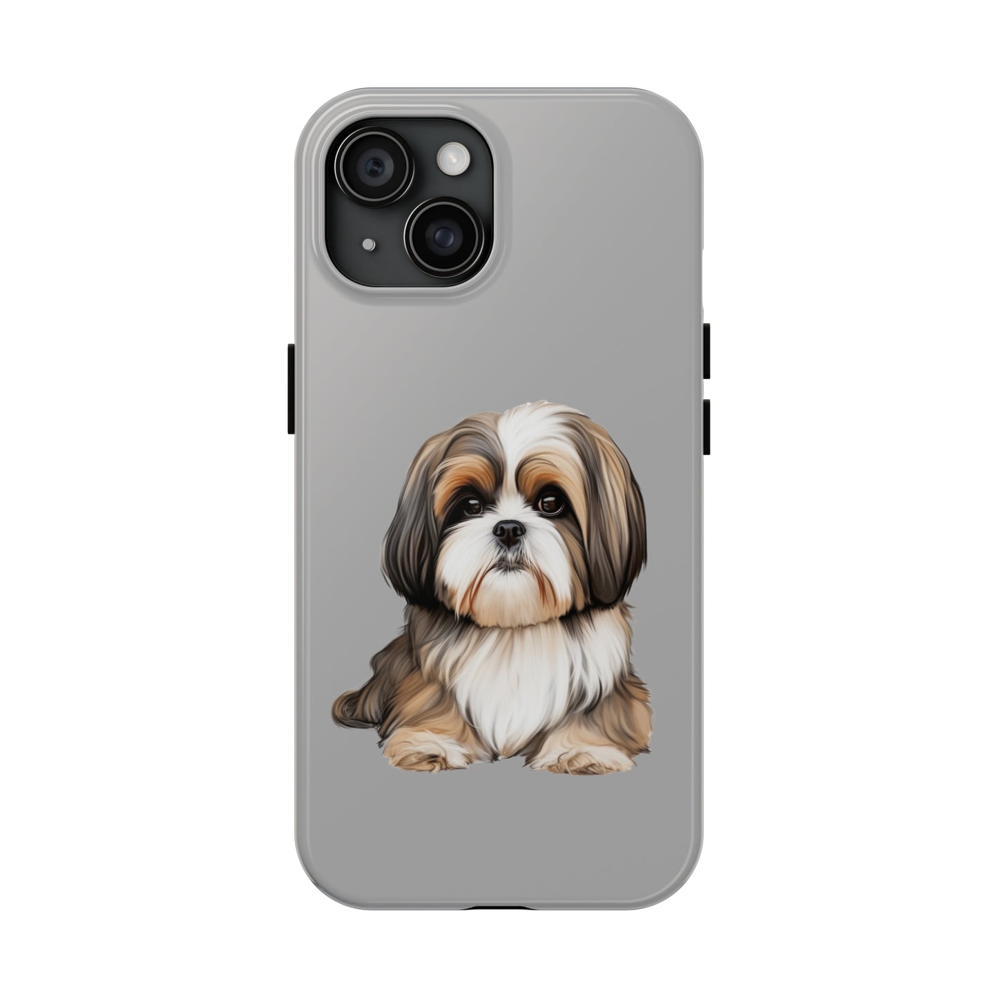 Light Grey Shih Tzu Tough Phone Case