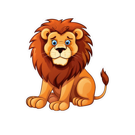Lion Sticker - Waterproof Vinyl Wildlife Decal