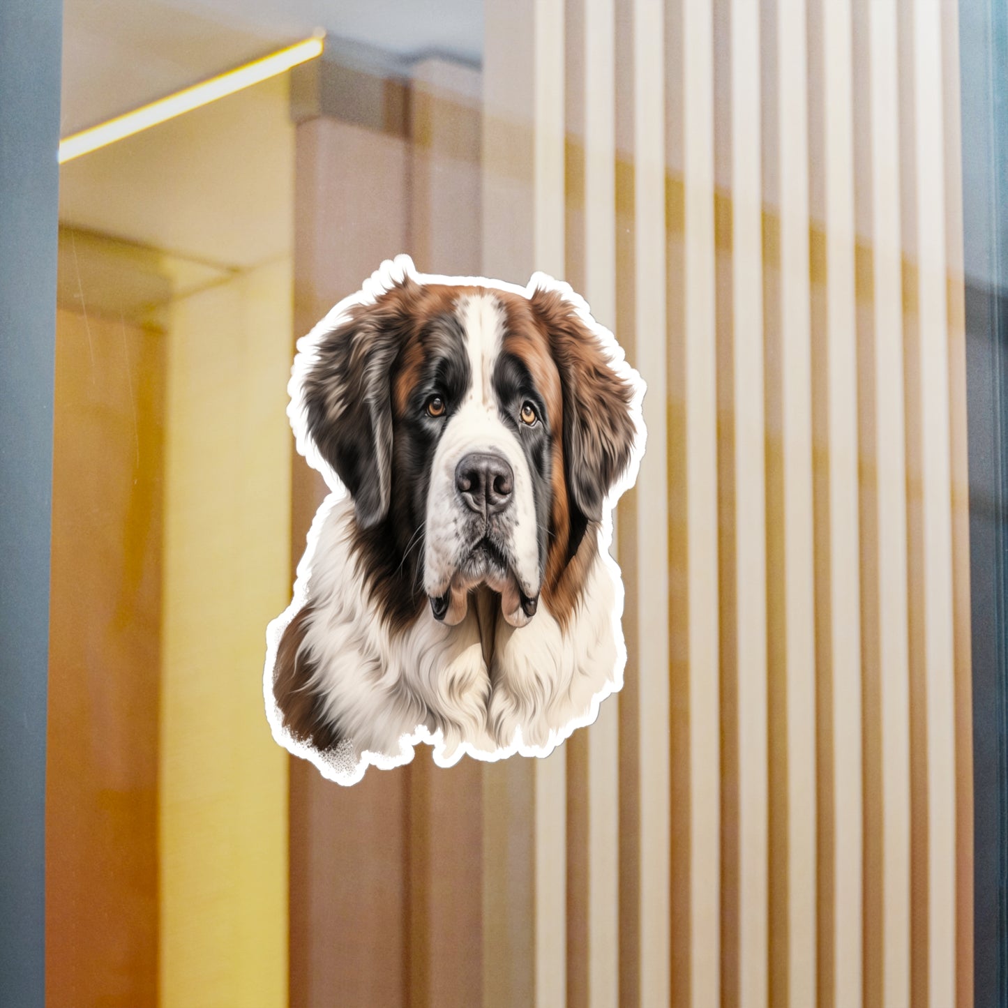 Saint Bernard Sticker - Kiss-Cut Vinyl Dog Decals